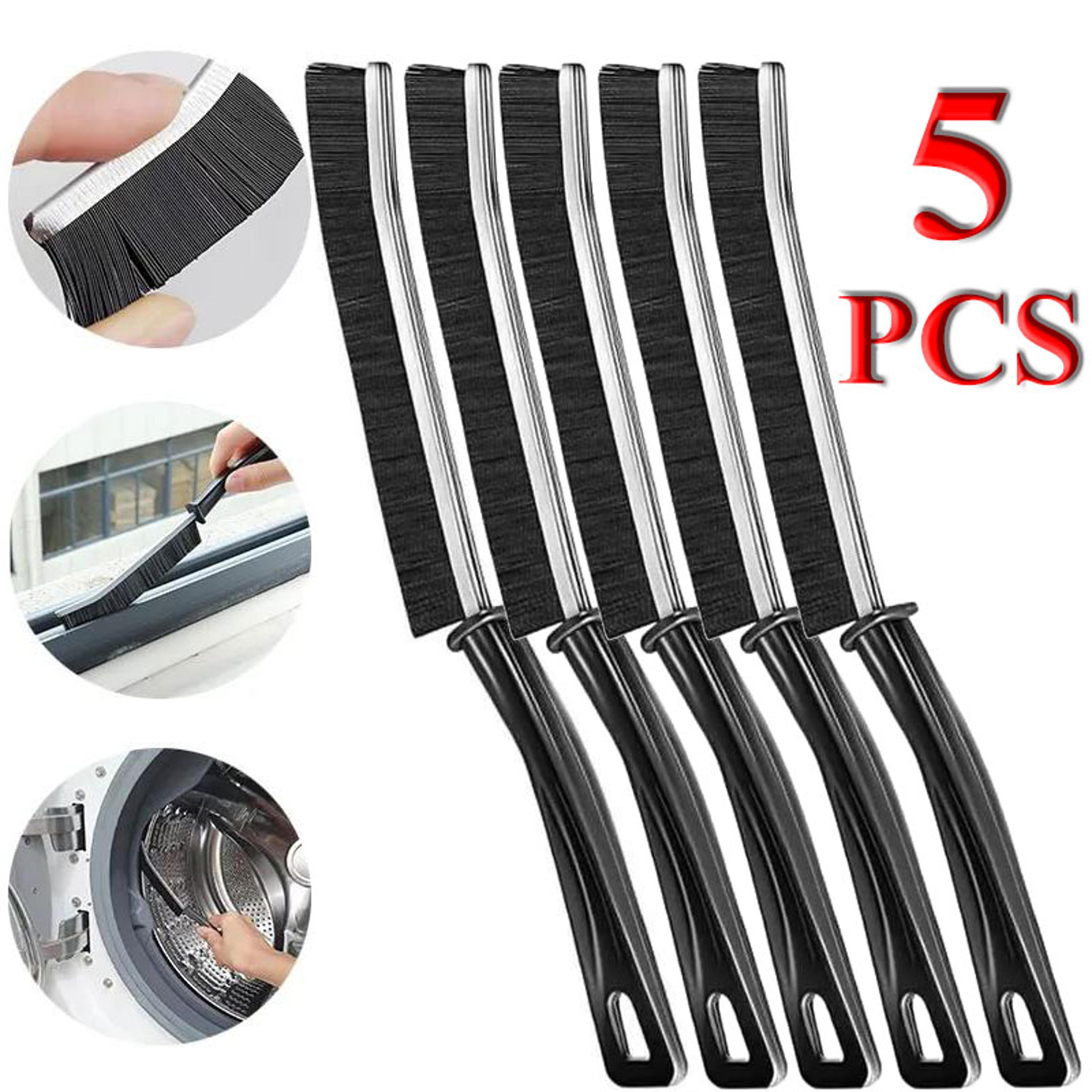 crevice cleaning brush set for tile grout, kitchen, bathroom & floor gaps