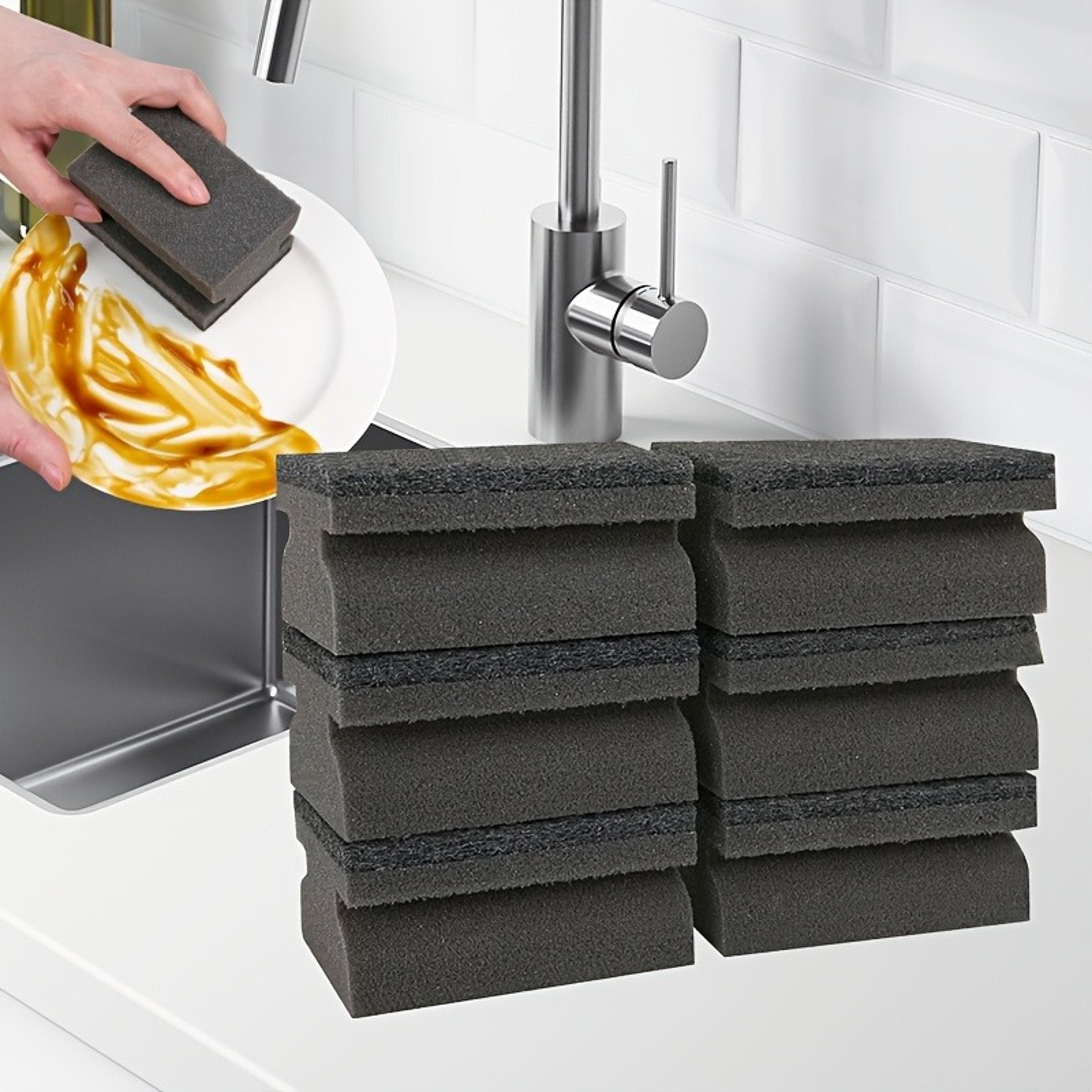 non scratch cleaning sponge set double sided dish washing kitchen scrub sponges