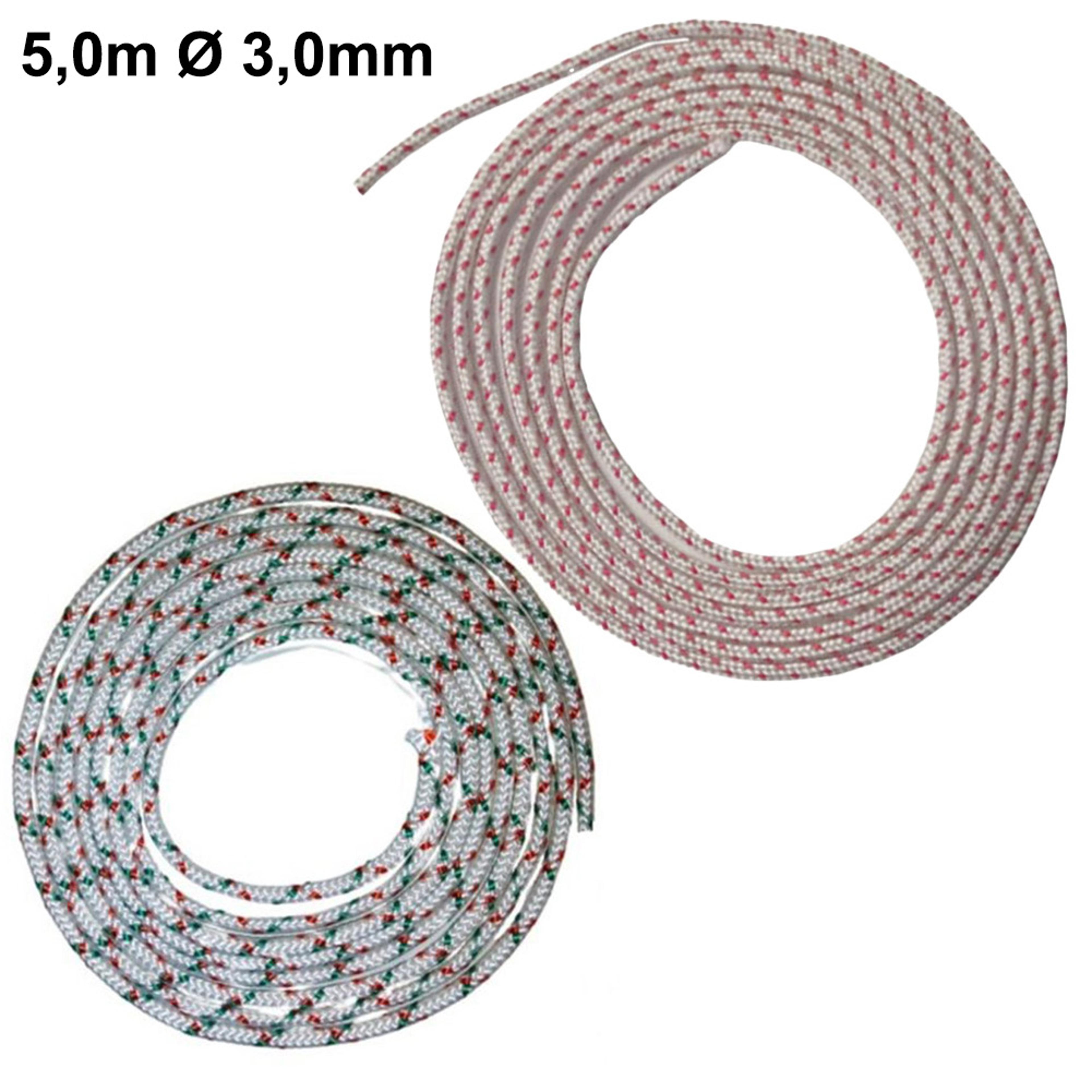 universal starter rope for chainsaw & lawn mower recoil starter replacement pull cord