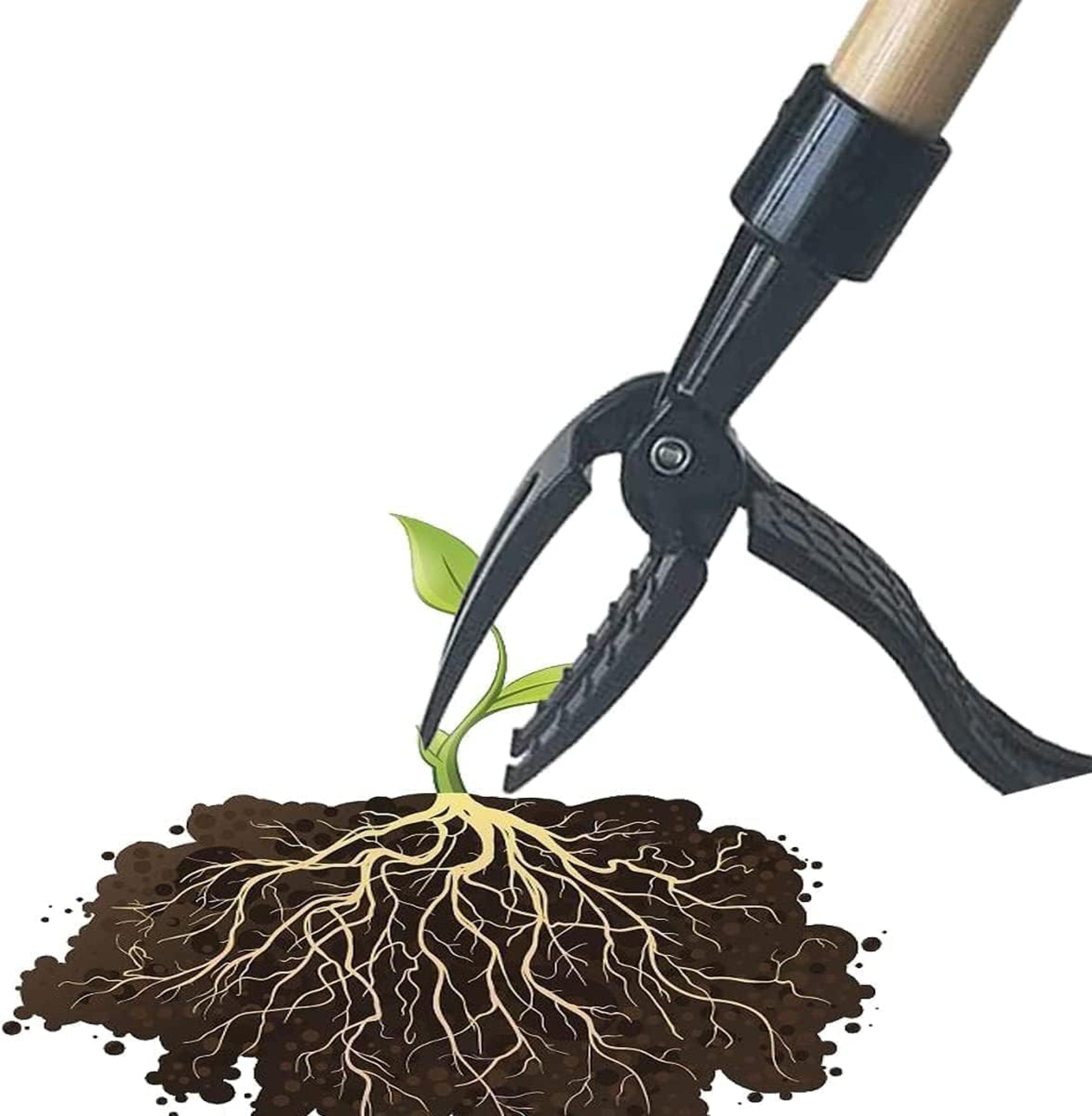stand up weed remover metal replacement head for weed puller tool heavy duty garden weeding tool
