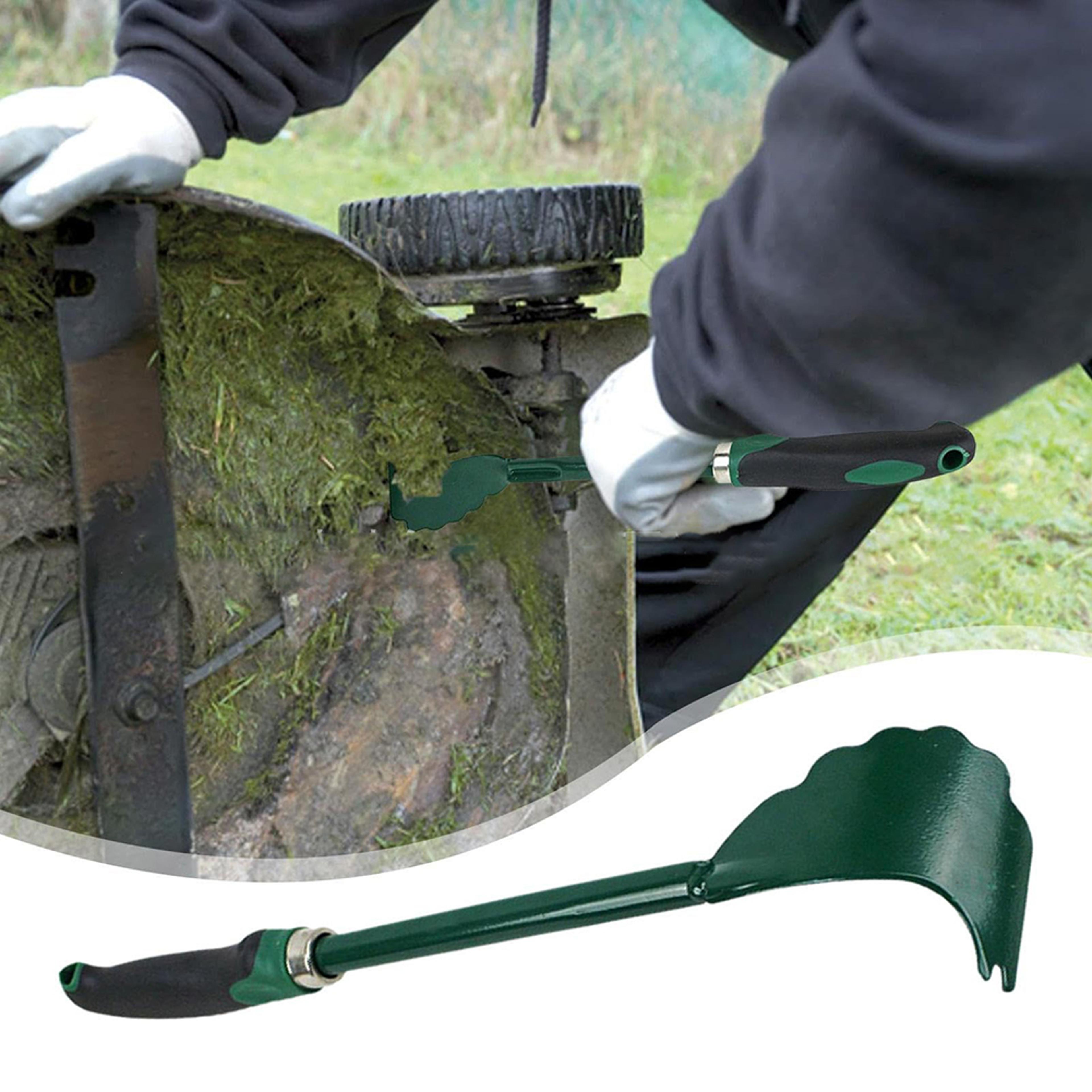 long handle lawn mower deck scraper metal cleaning tool for fast lawn mower maintenance