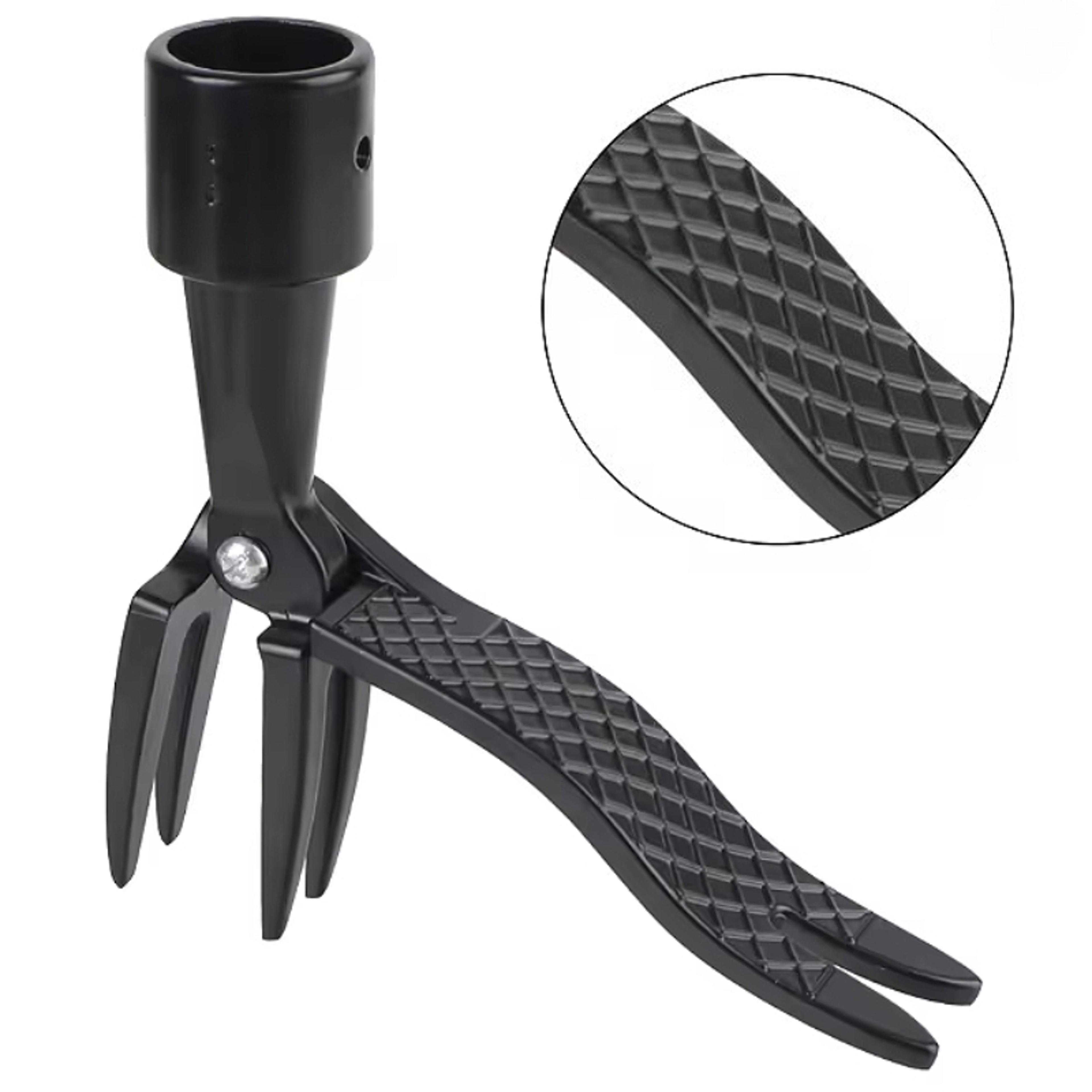 stand up weed puller replacement head garden weeding tool root remover with foot pedal claw
