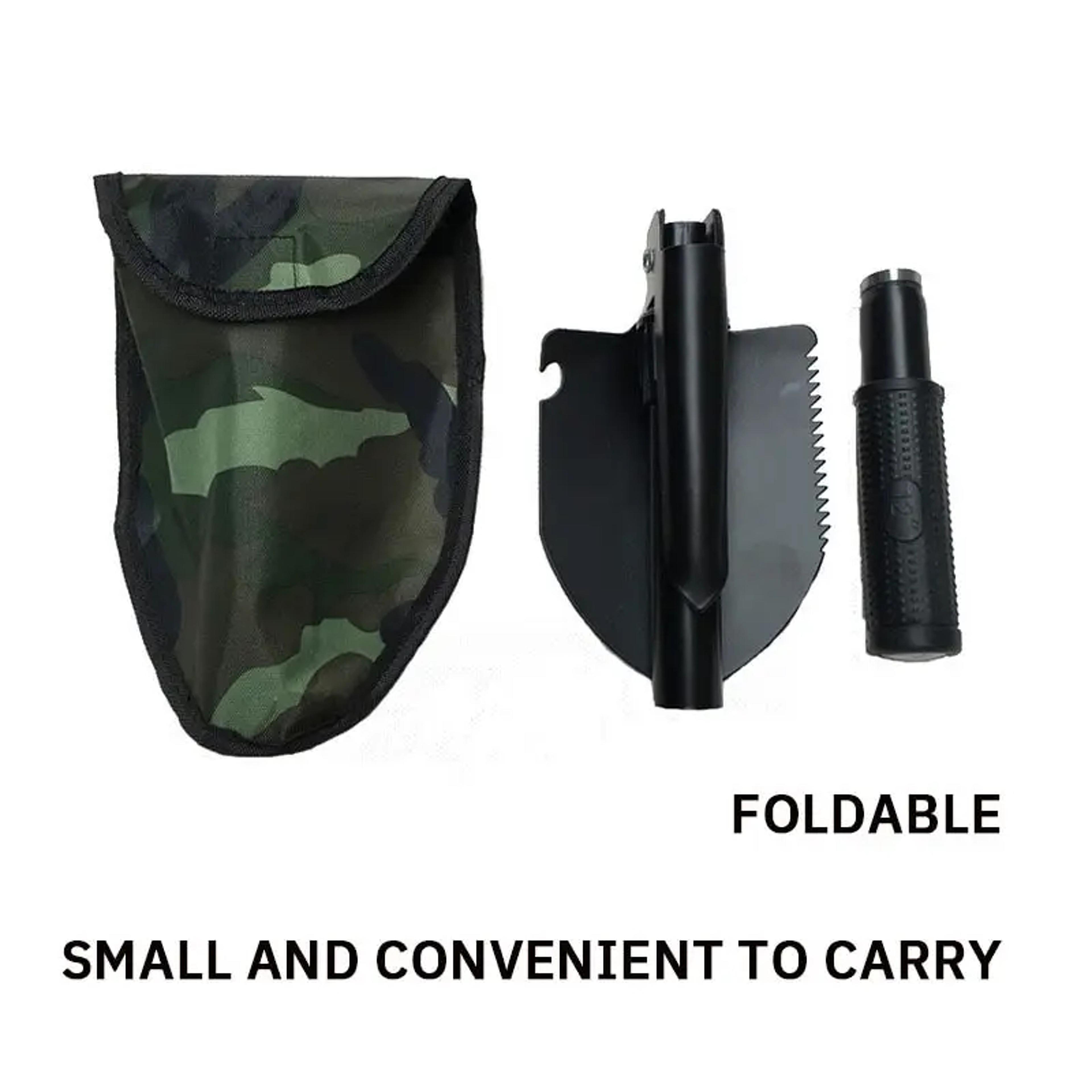 multifunction survival shovel folding camping shovel military entrenching tool