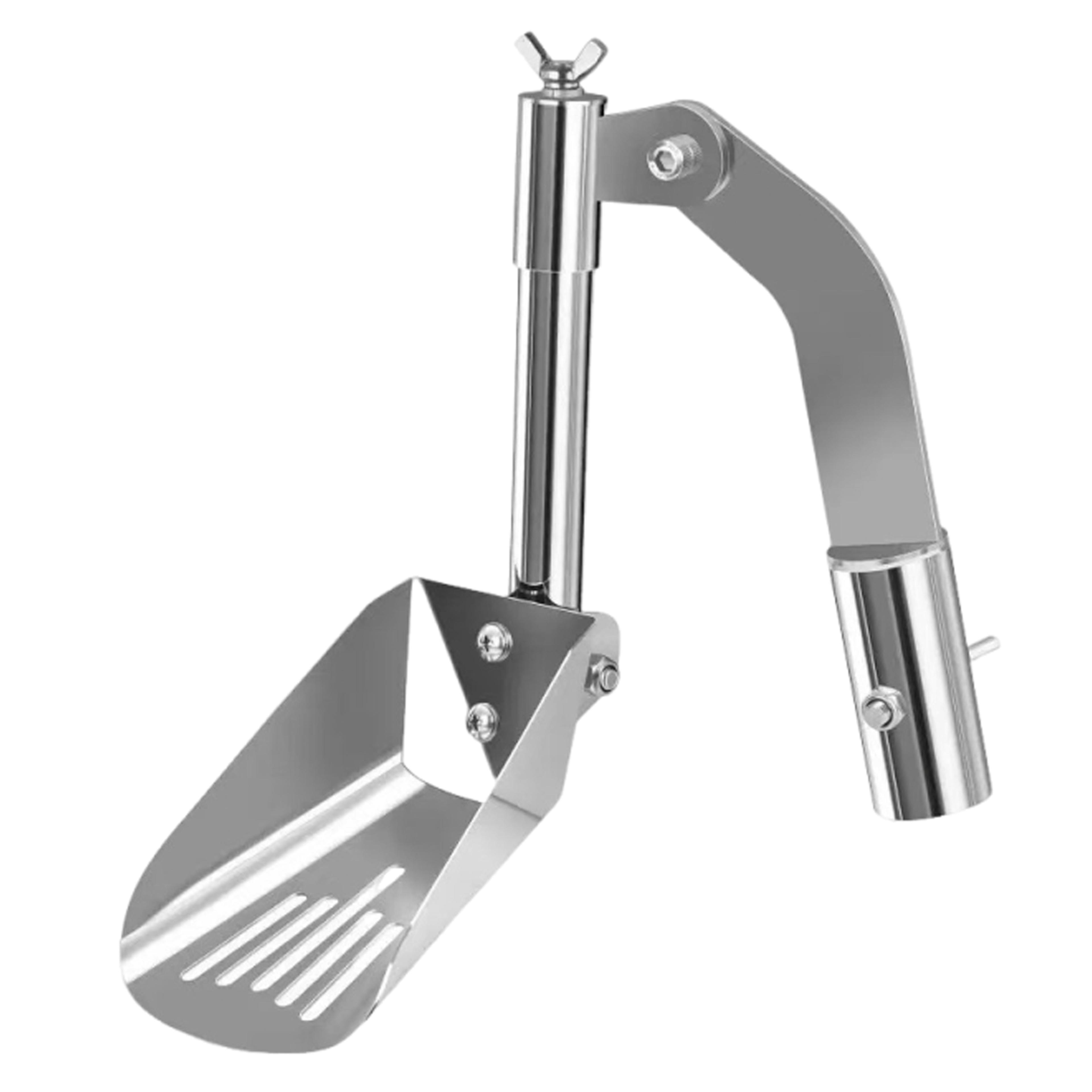 aluminum gutter scoop leaf removal tool for fast roof gutter cleaning