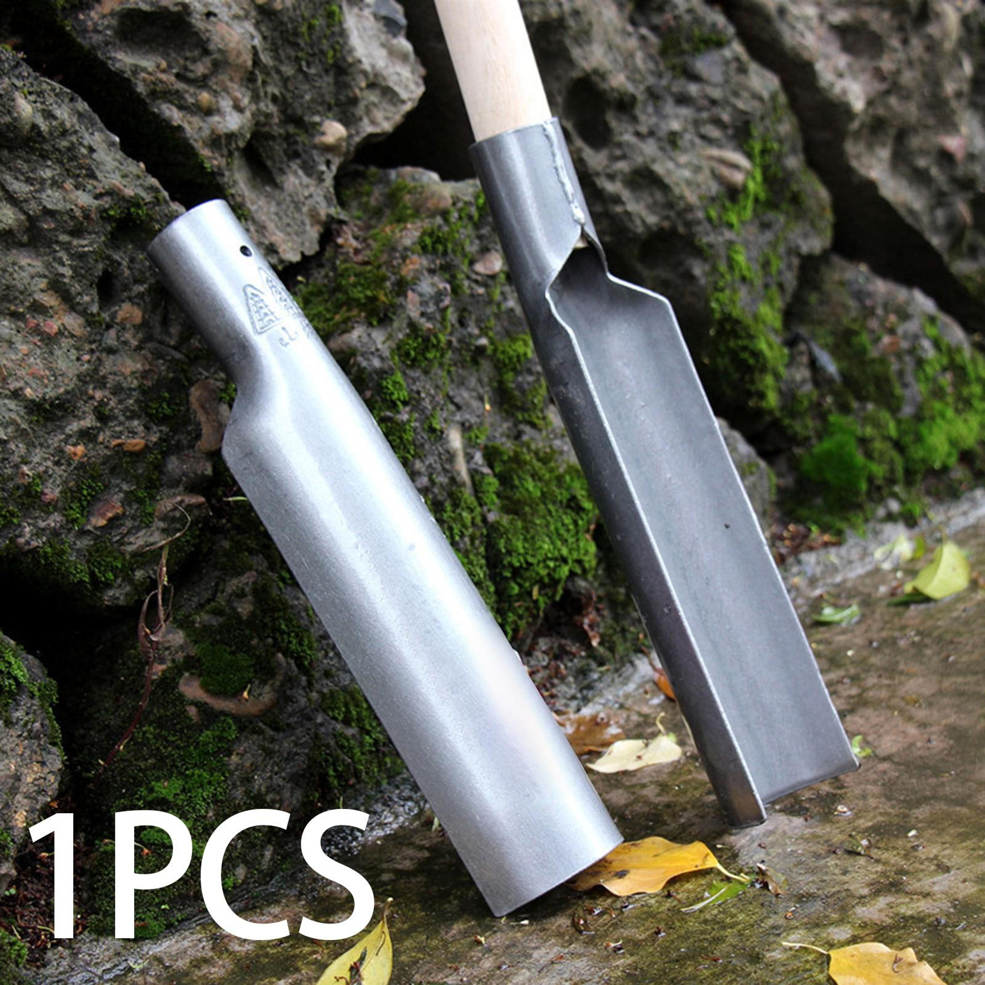 heavy duty hand garden shovel for soil loosening, weeding & garden digging tool head