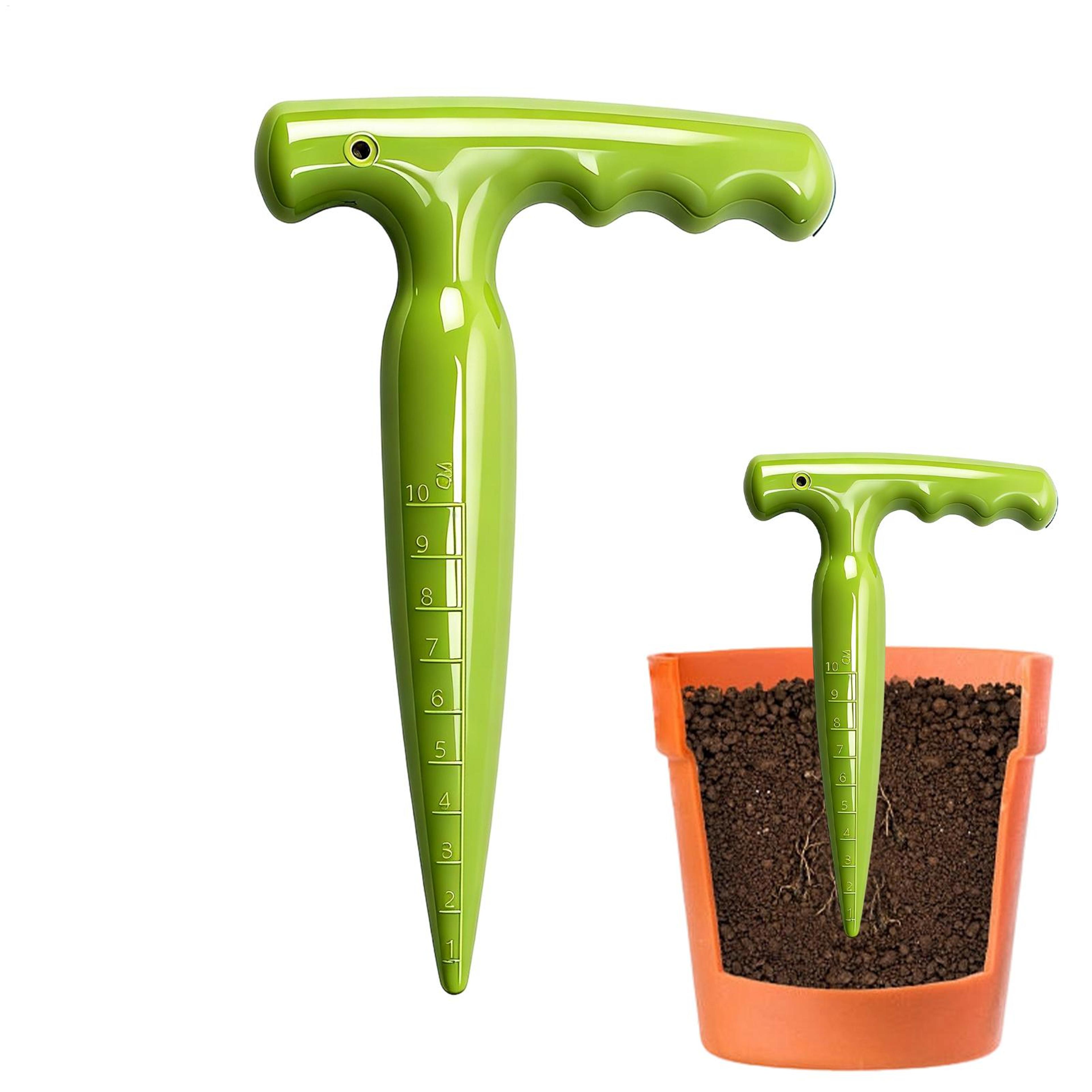 long handle garden hole digger & seedling planting tool for easy transplanting and precision sowing