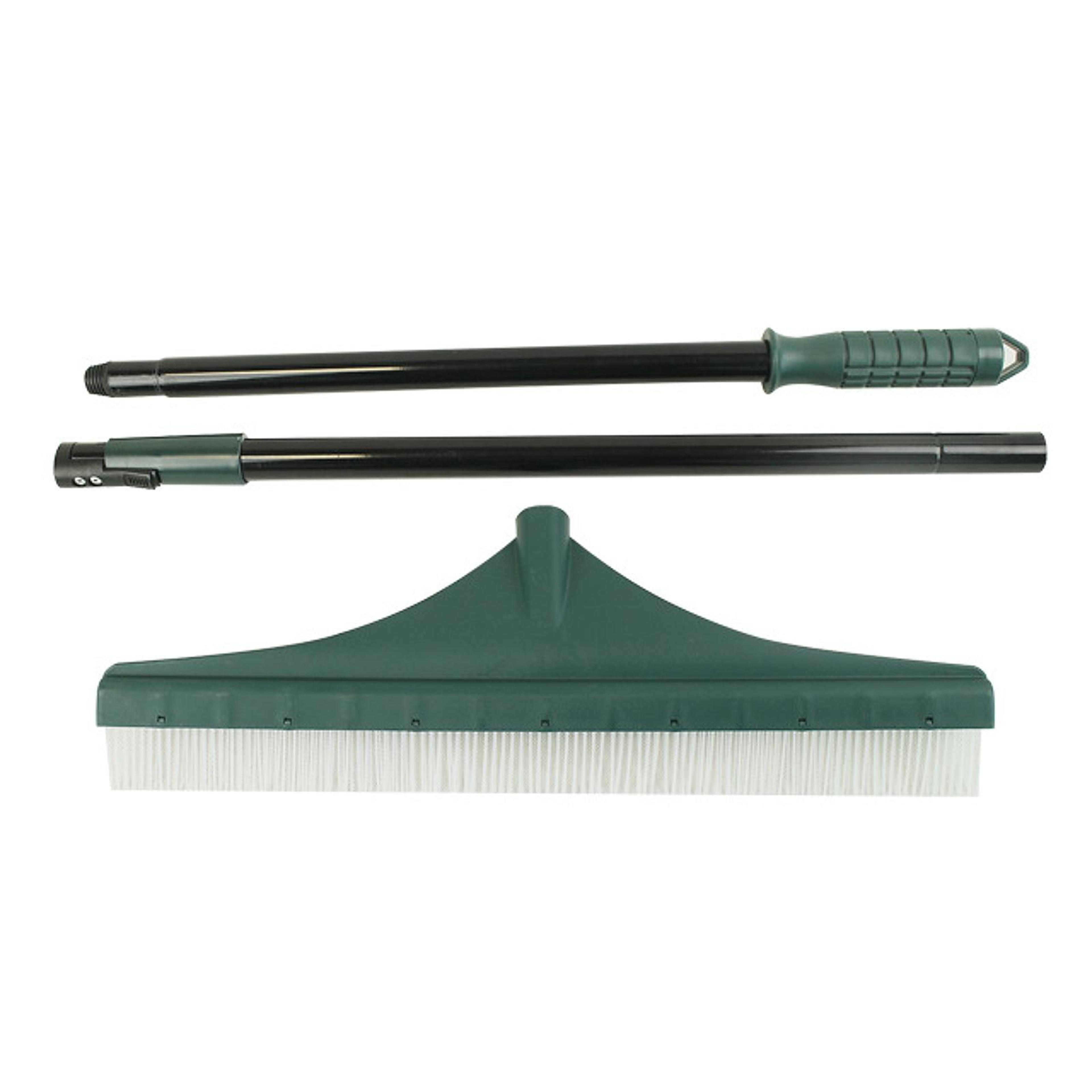 artificial turf rake with adjustable handle | carpet rake grass broom for pet hair & lawn cleaning