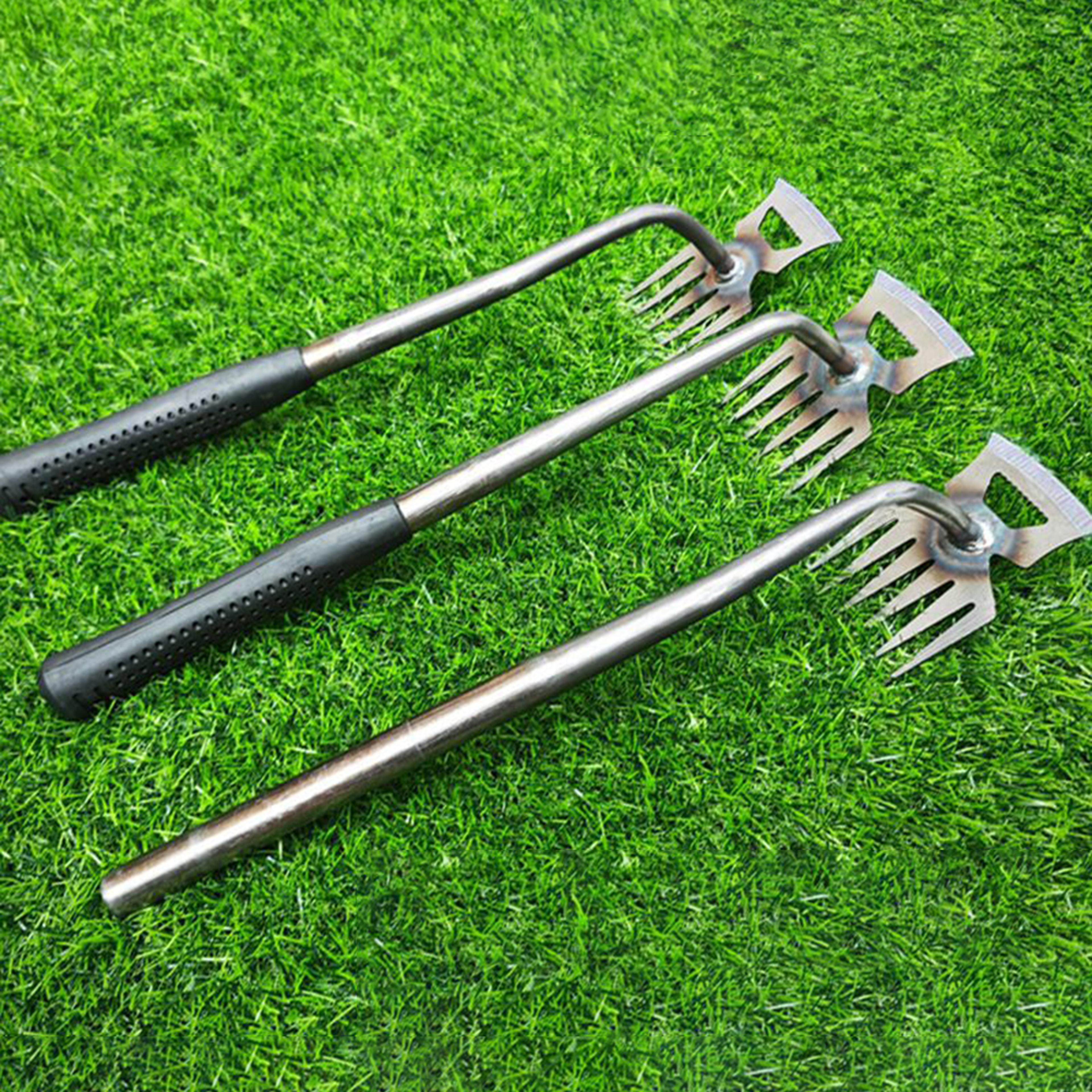 heavy duty garden weeder hand weeder tool & weed puller for soil loosening