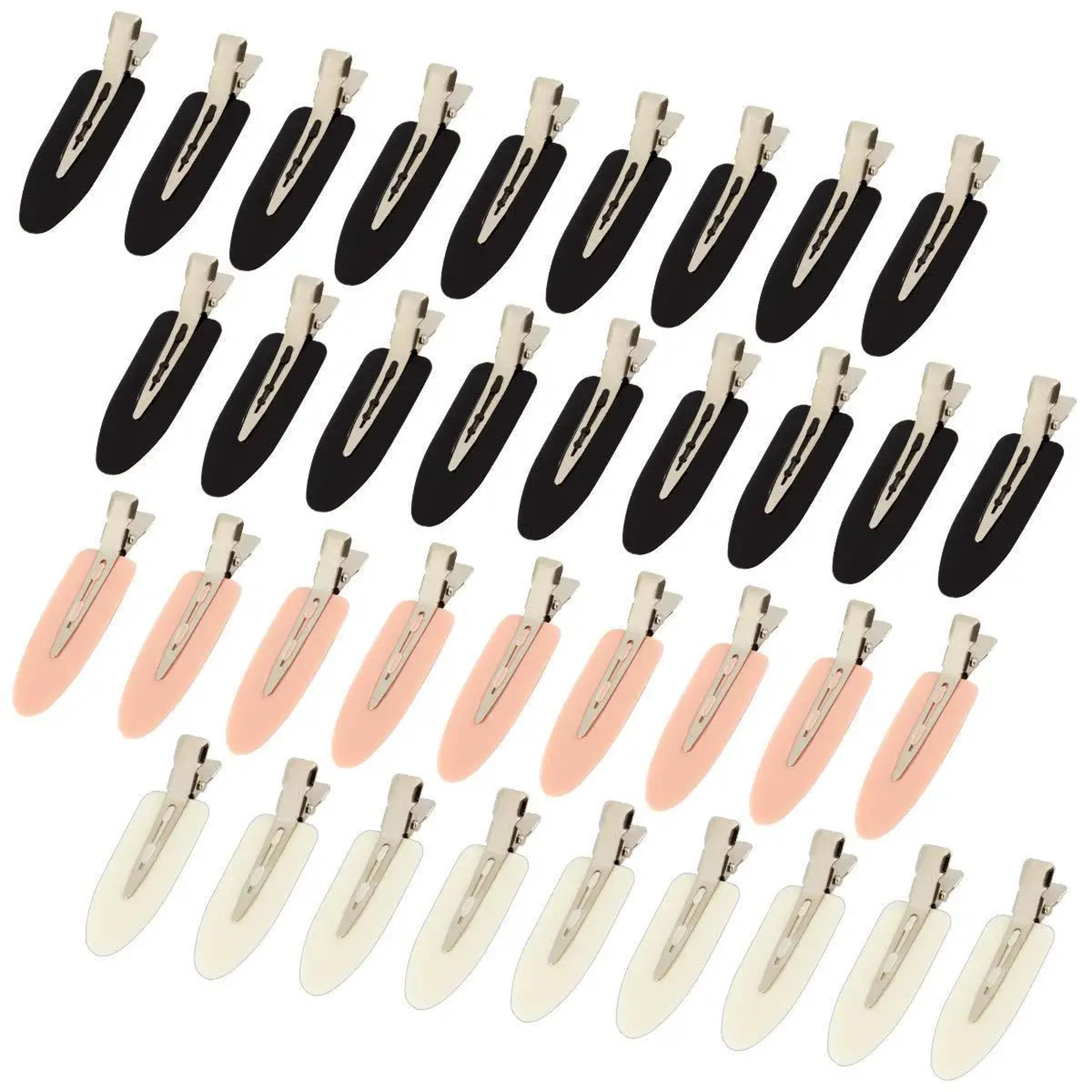 no bend hair clips piece set no crease makeup hair styling clips for bangs & face washing