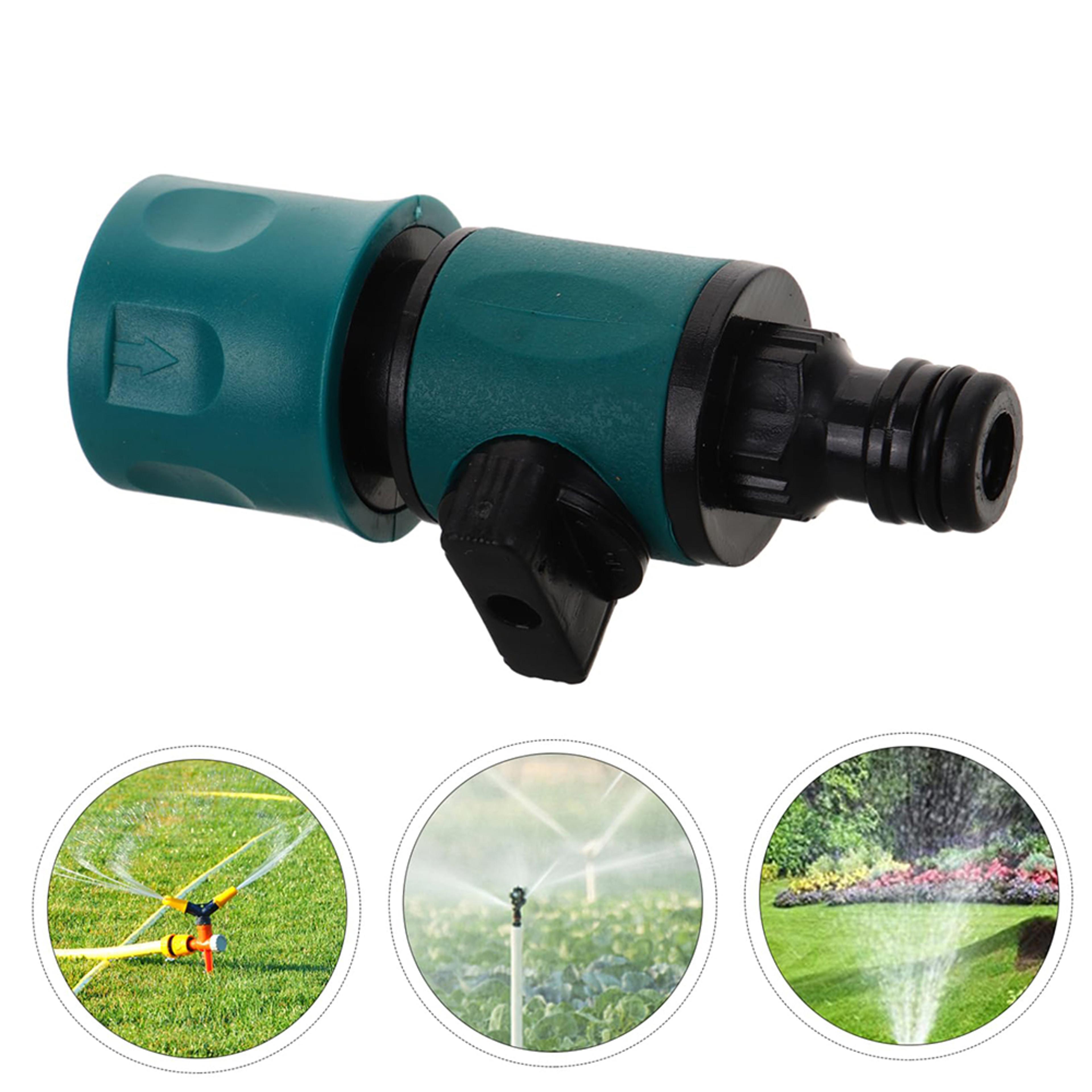 garden hose quick connect with hose shut off valve leak resistant irrigation hose adapter