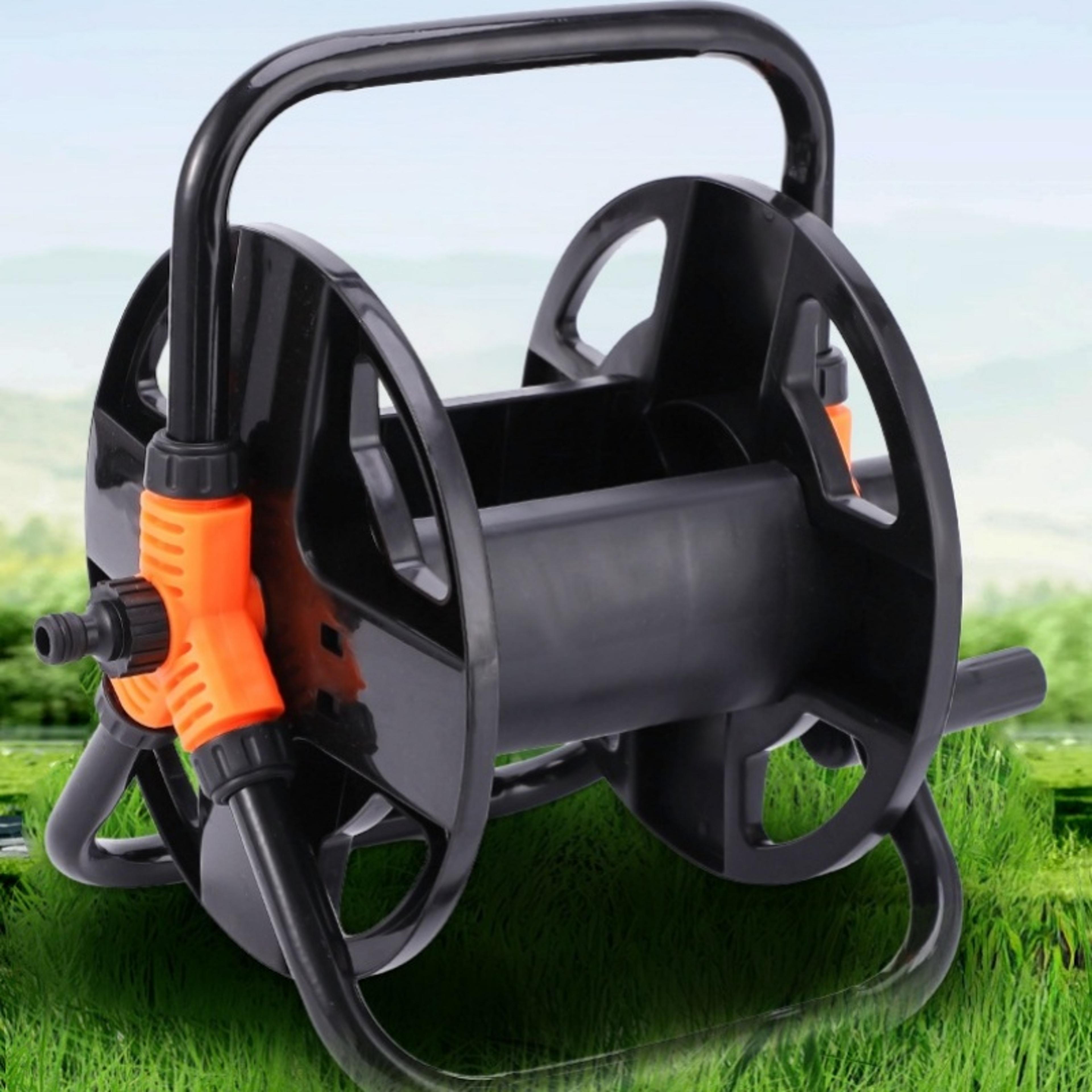 portable garden hose reel water hose storage rack single arm hose pipe organizer