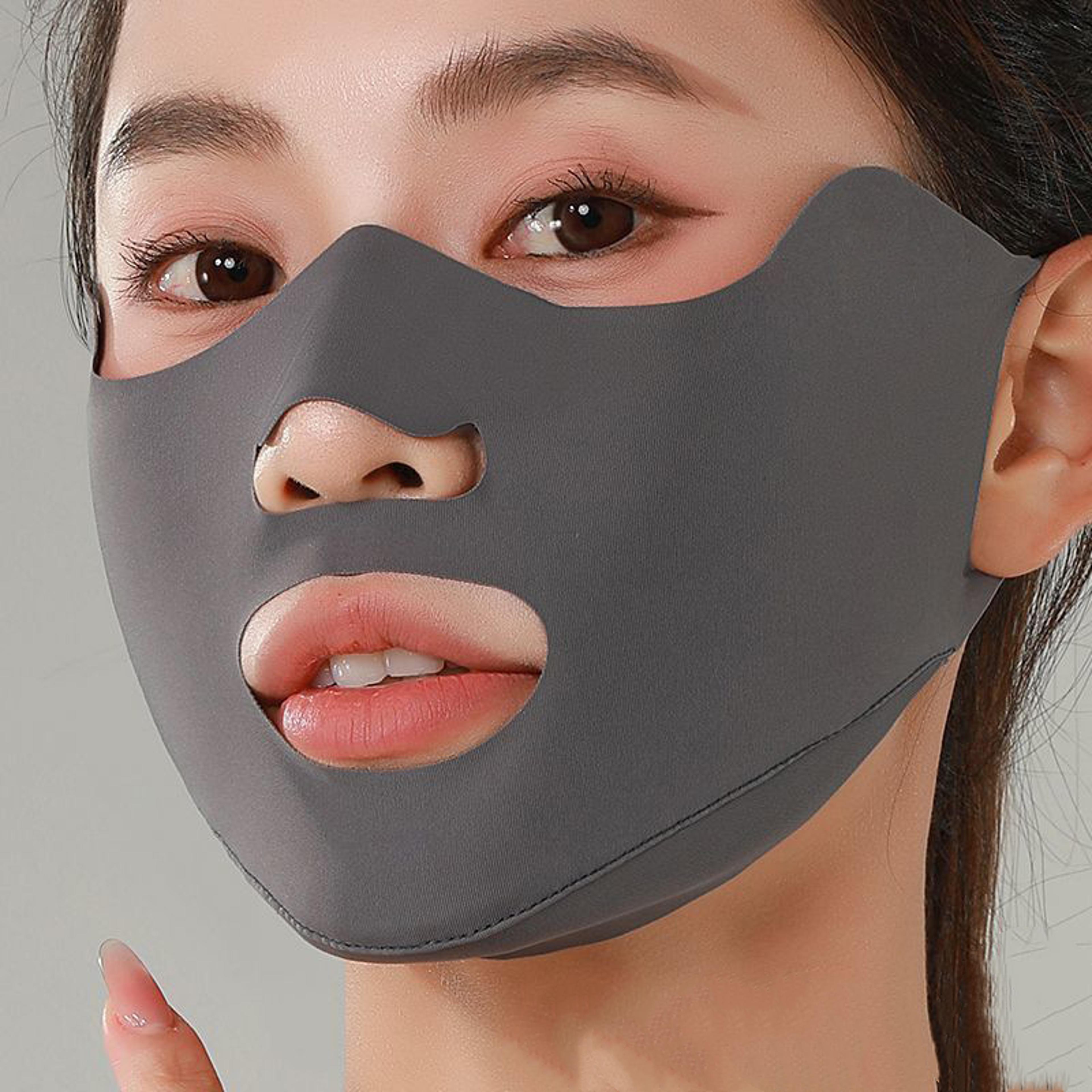 cooling ice silk uv protection face mask for cycling, sun protection & dust defense
