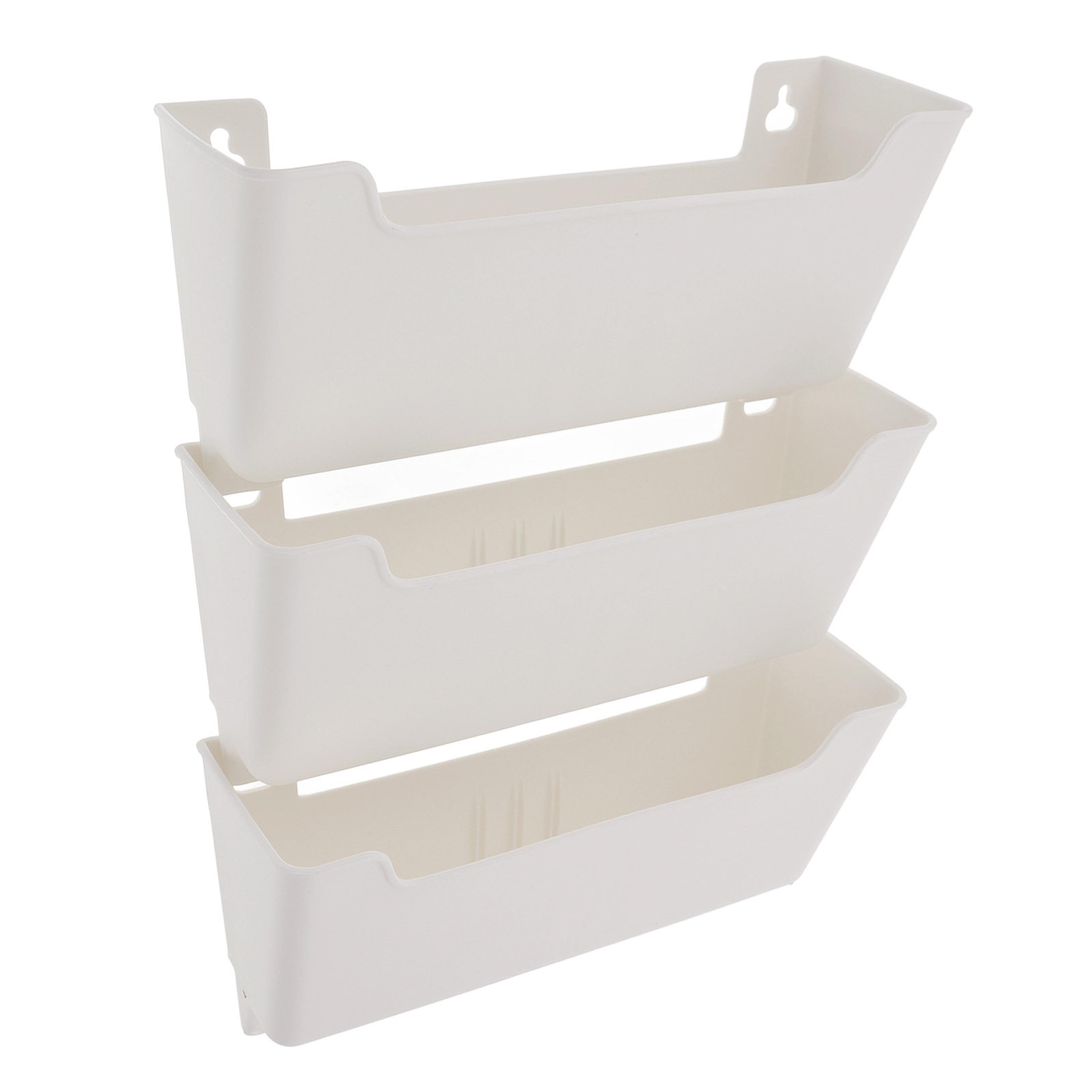 wall file organizer wall mounted magazine holder large capacity mail & document storage rack