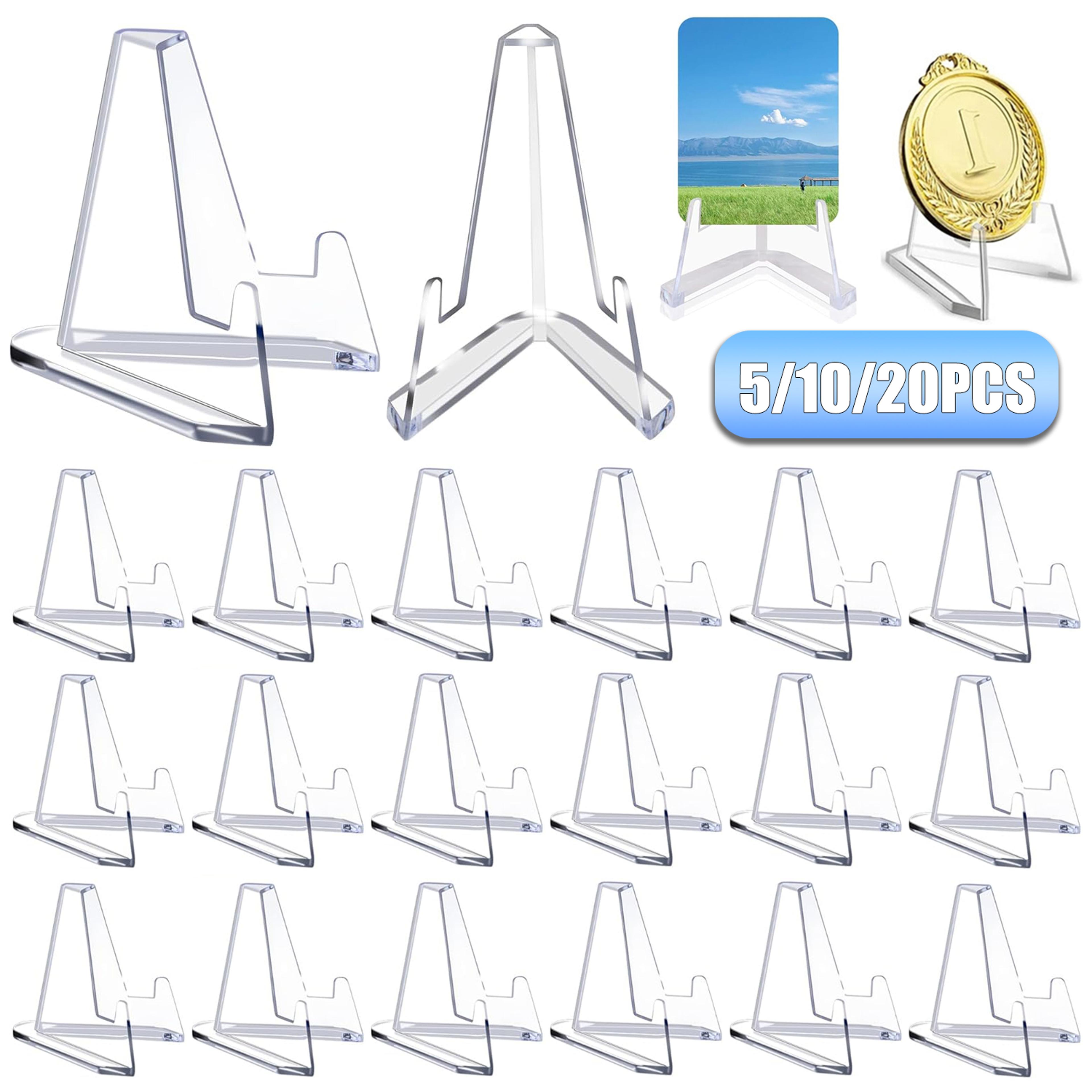 clear acrylic card display stand for trading cards, graded card display & coin collectibles