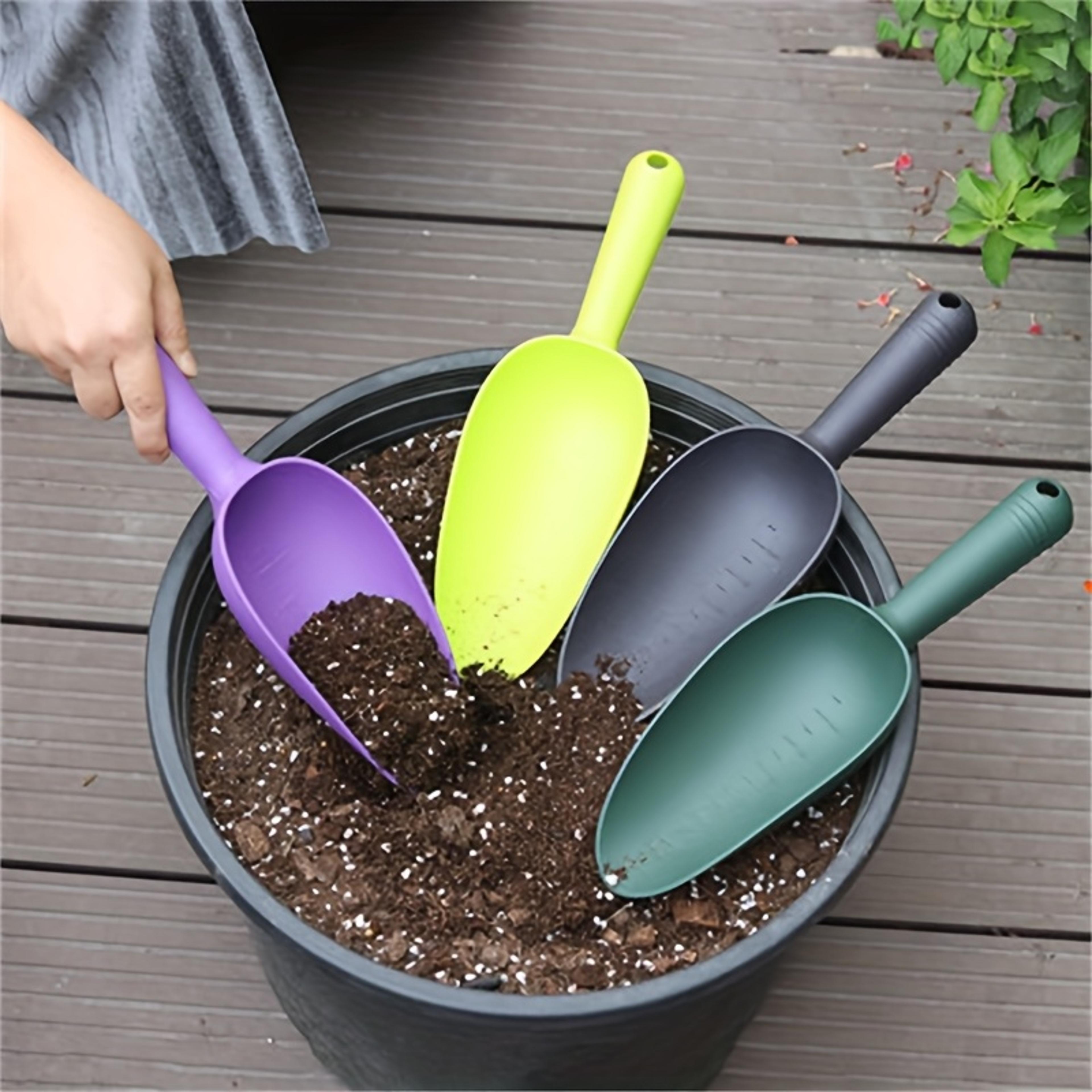 easygrip plastic garden shovel soil scoop for succulent potting and planting
