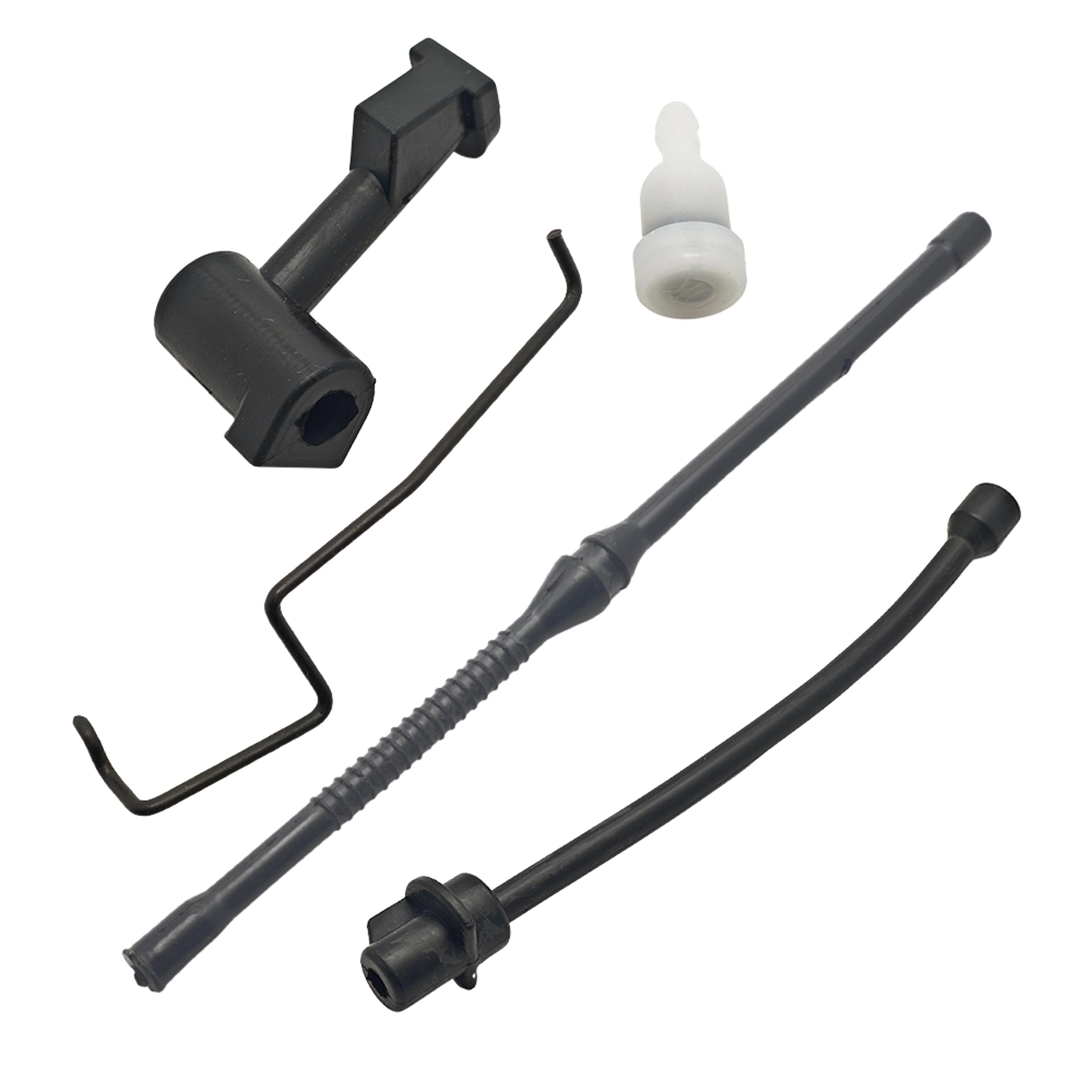 chainsaw fuel line kit with oil hose vent pump pipe and throttle rod
