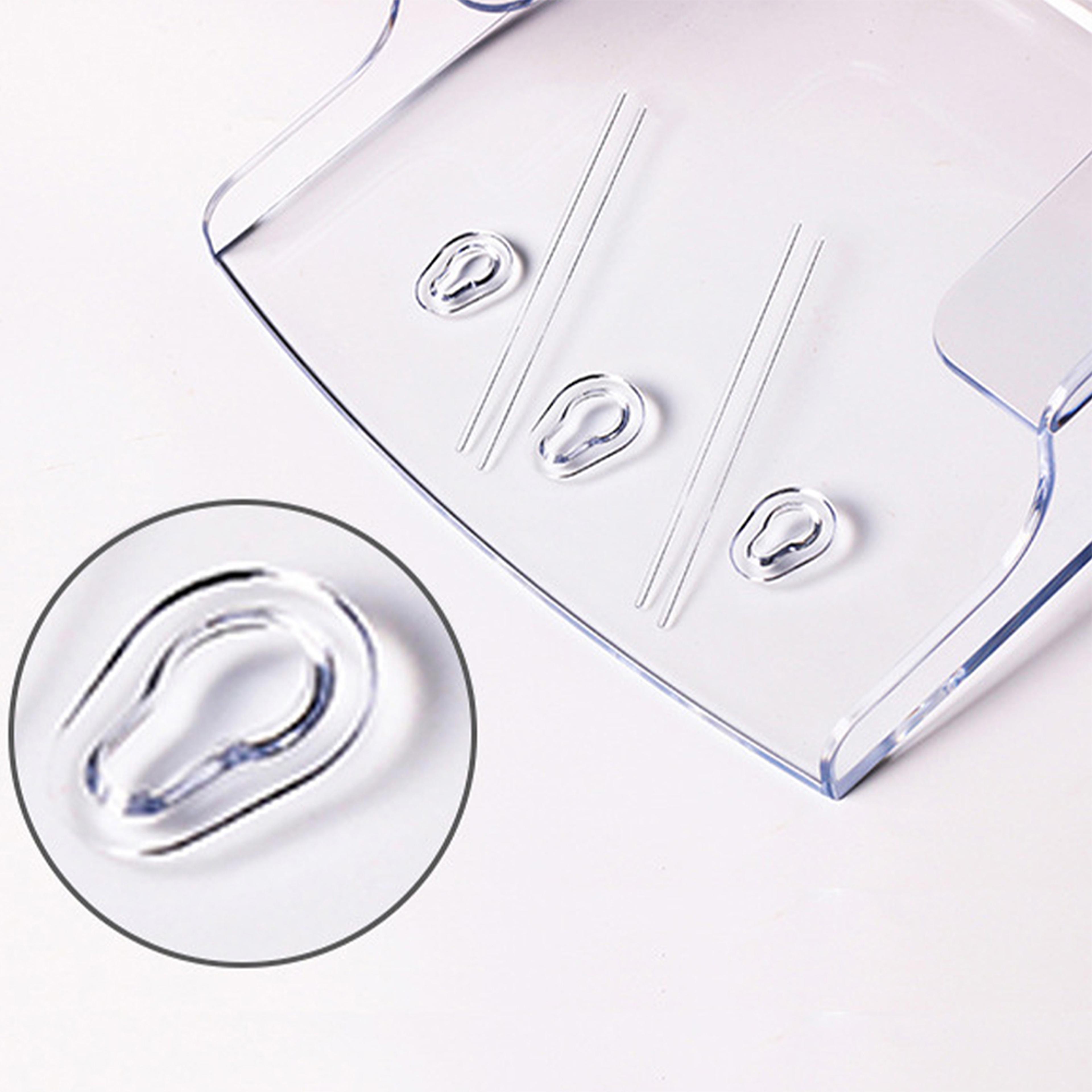 clear acrylic brochure holder slant back countertop display stand