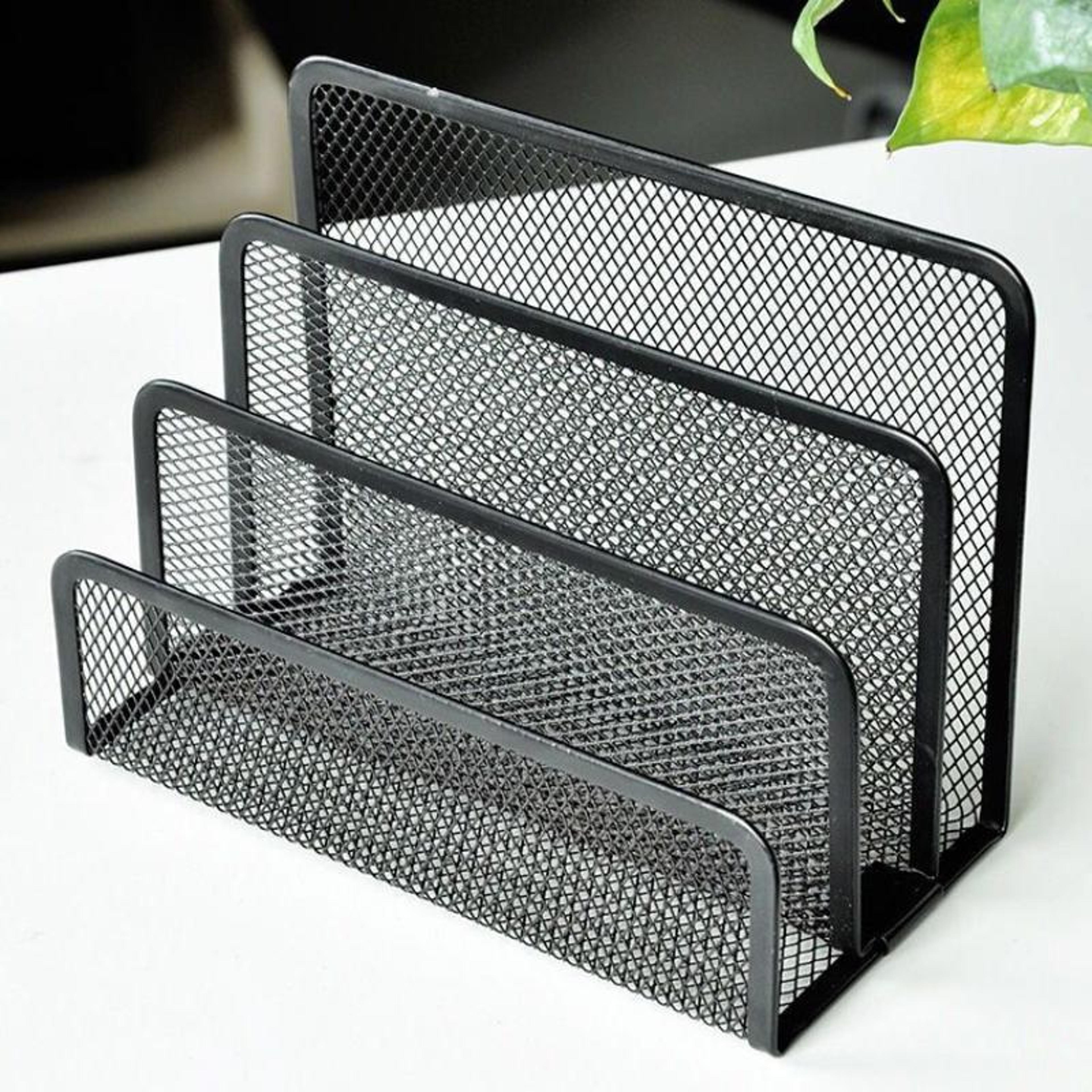 pack desk mail organizer slot letter sorter and desktop file organizer