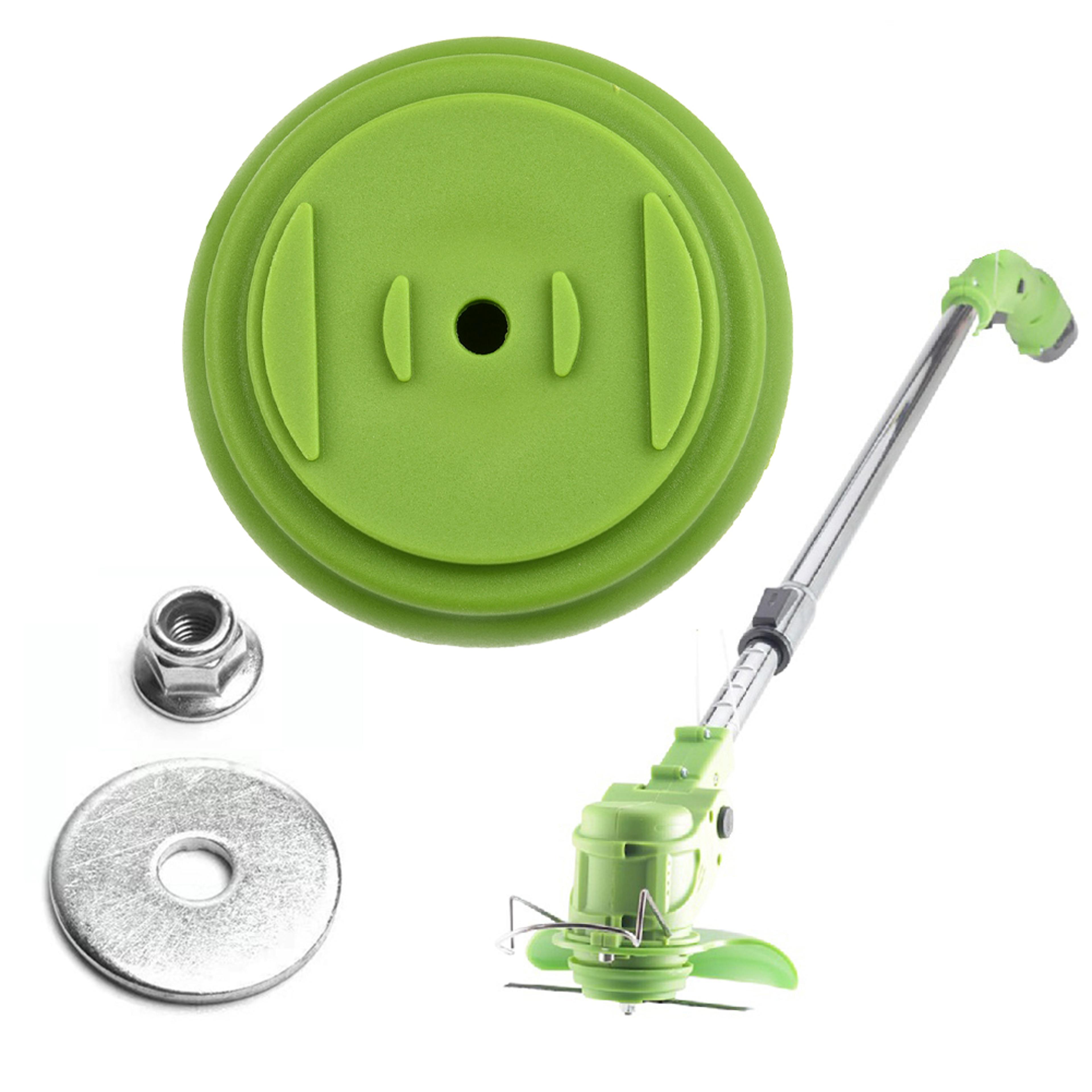 piece lawn mower blade base grass trimmer blade holder replacement set
