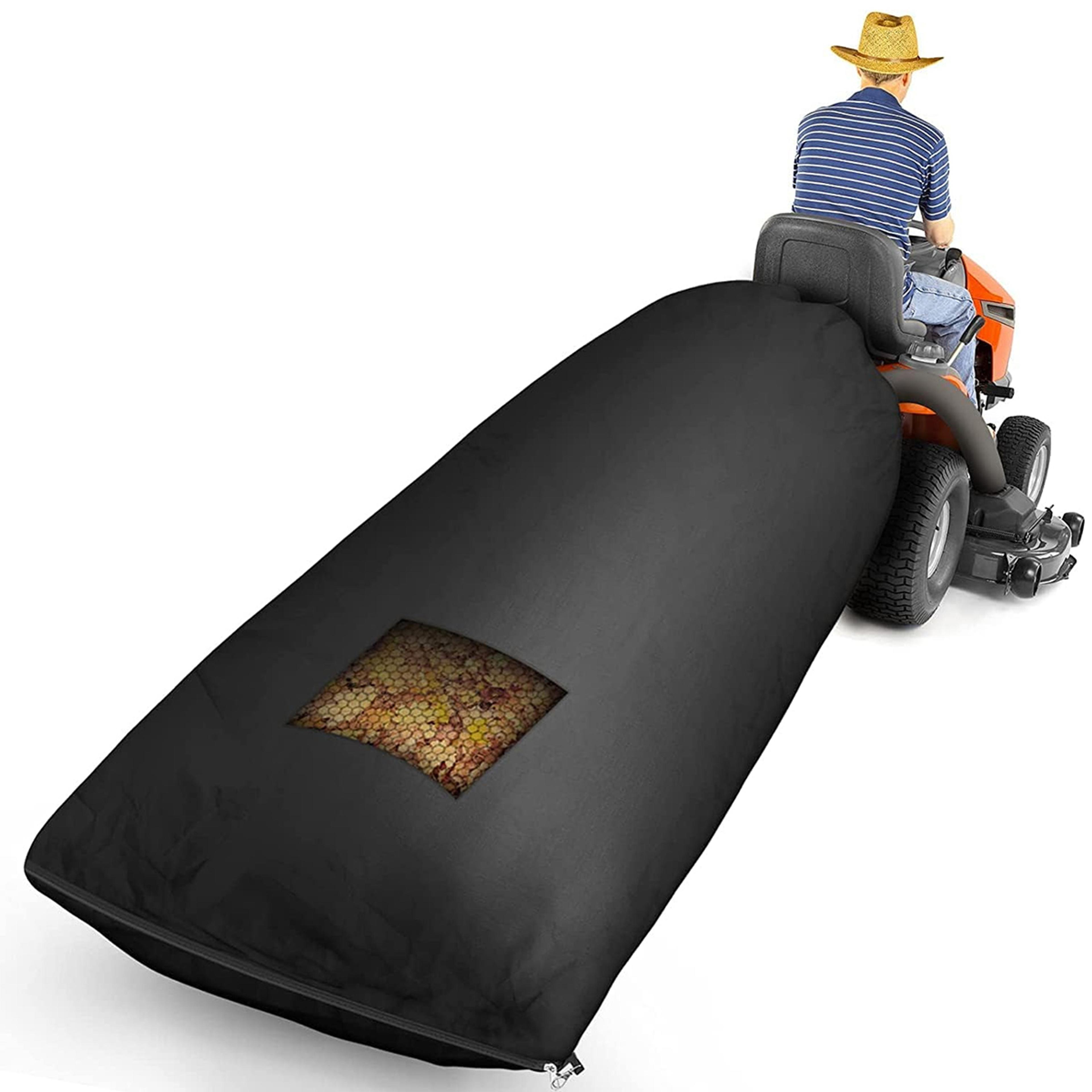 lawn tractor leaf bag large capacity grass catcher bag oxford cloth
