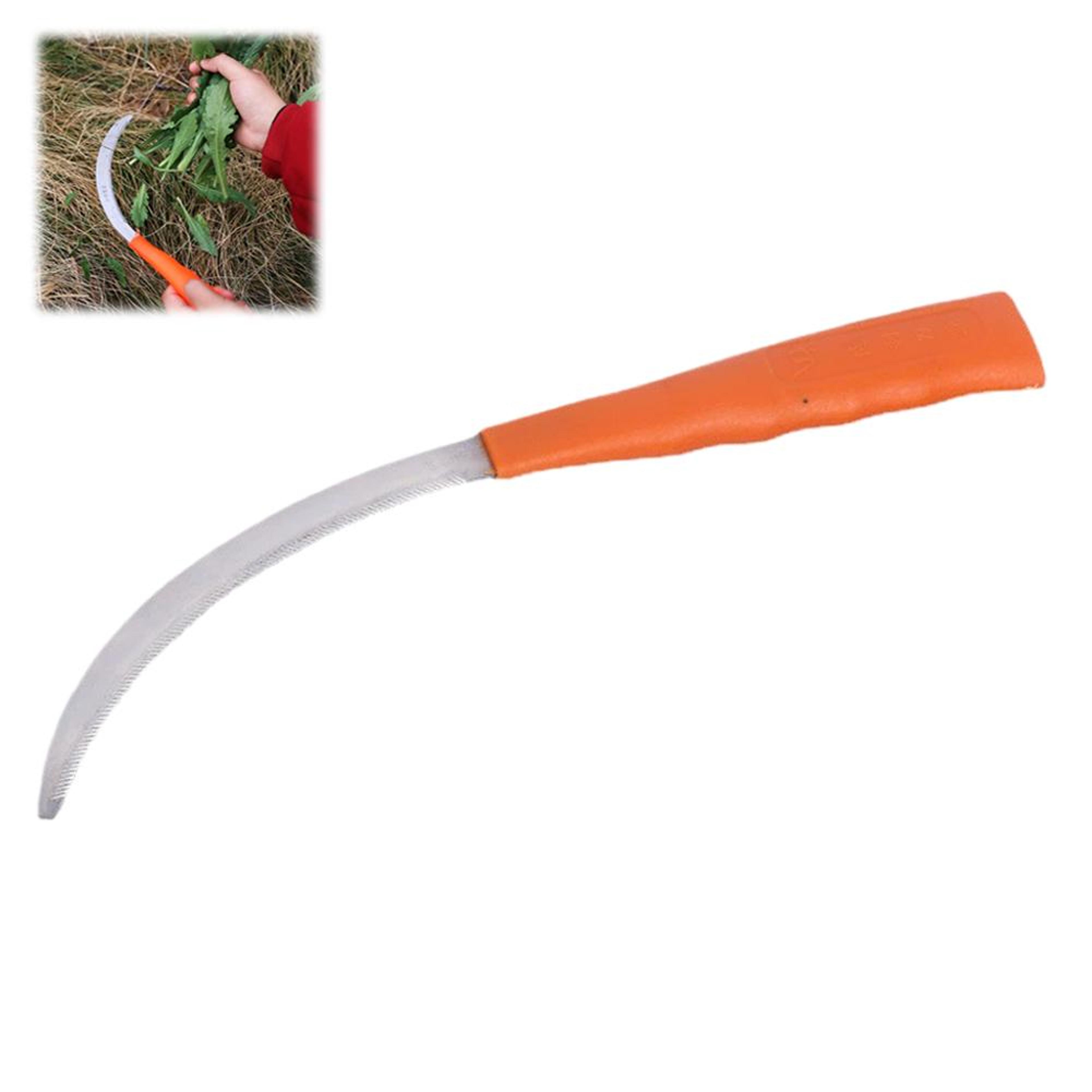 stainless steel weeding sickle sharp garden weeding tool for harvesting