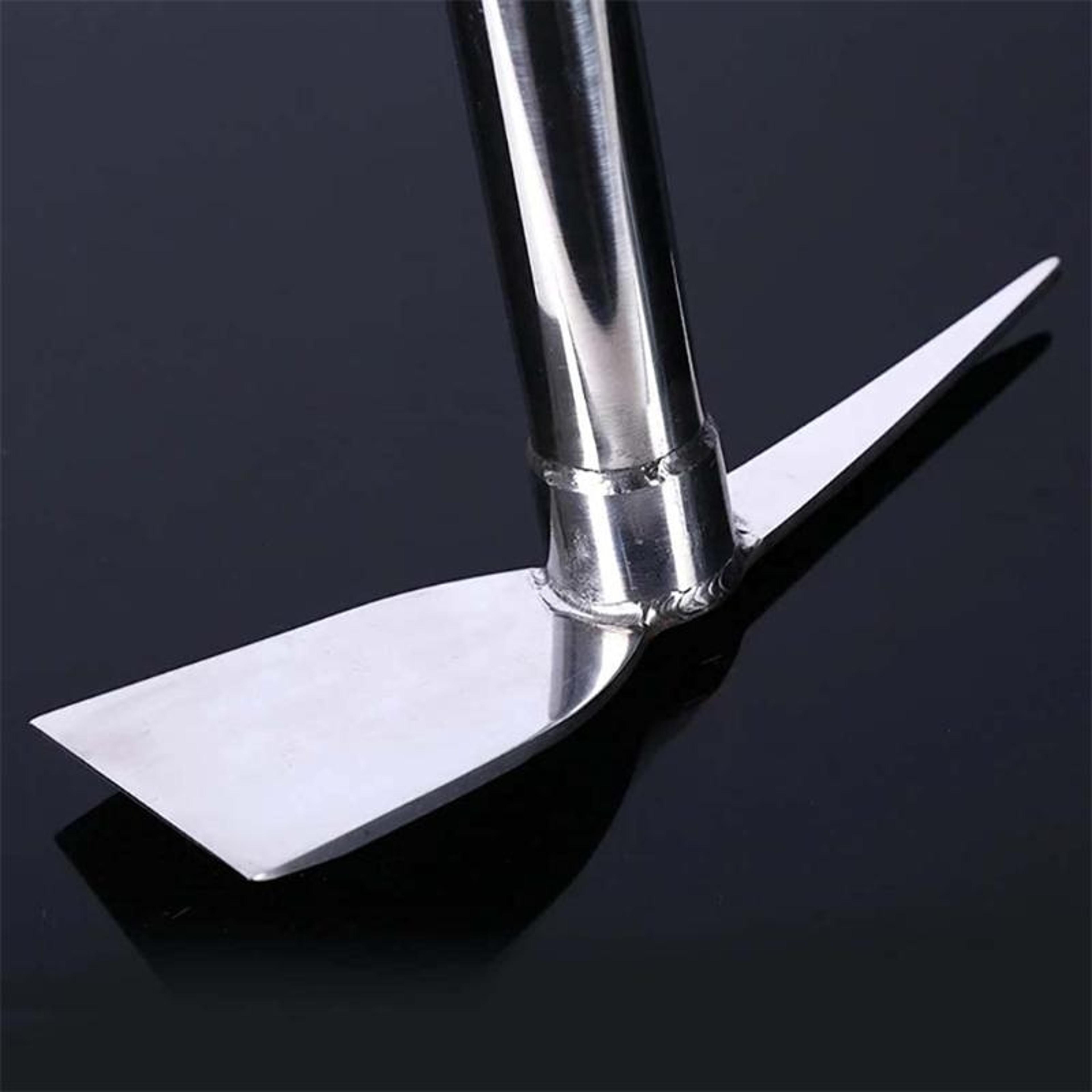 heavy duty stainless steel garden rake inch hand cultivator for weeding and digging
