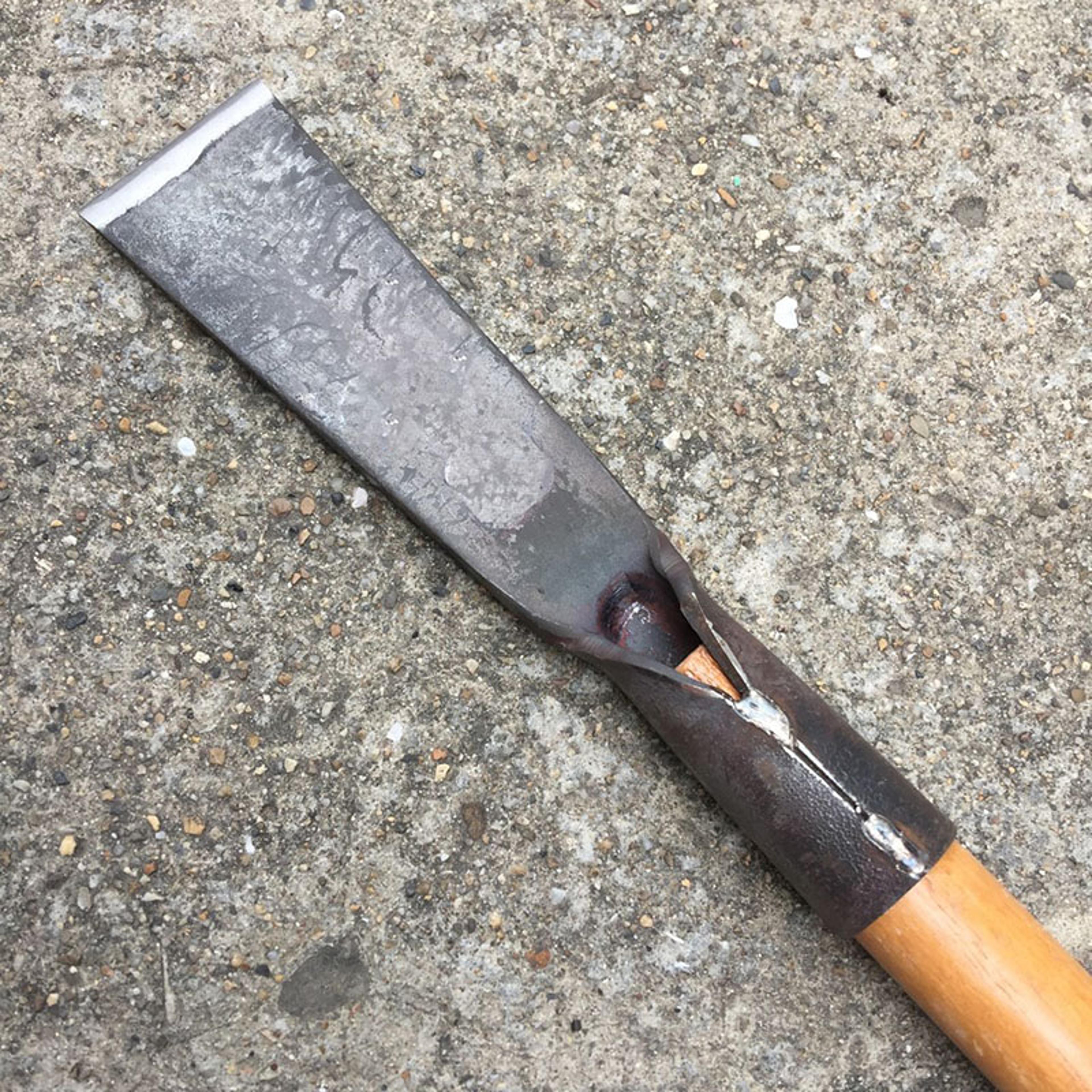 product name heavy duty spring steel root cutting shovel for gardening and landscaping