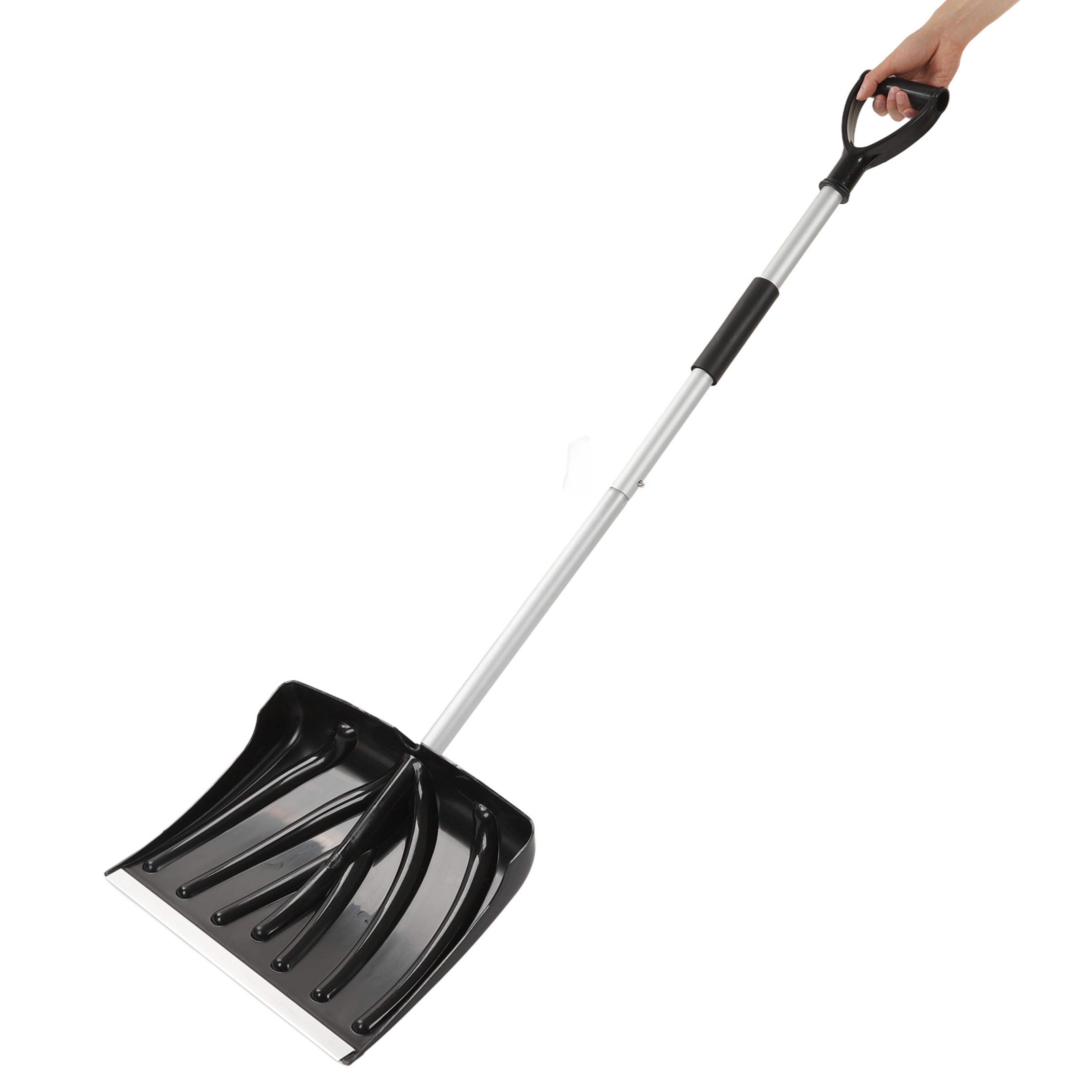 aluminum snow pusher shovel detachable portable snow removal tool