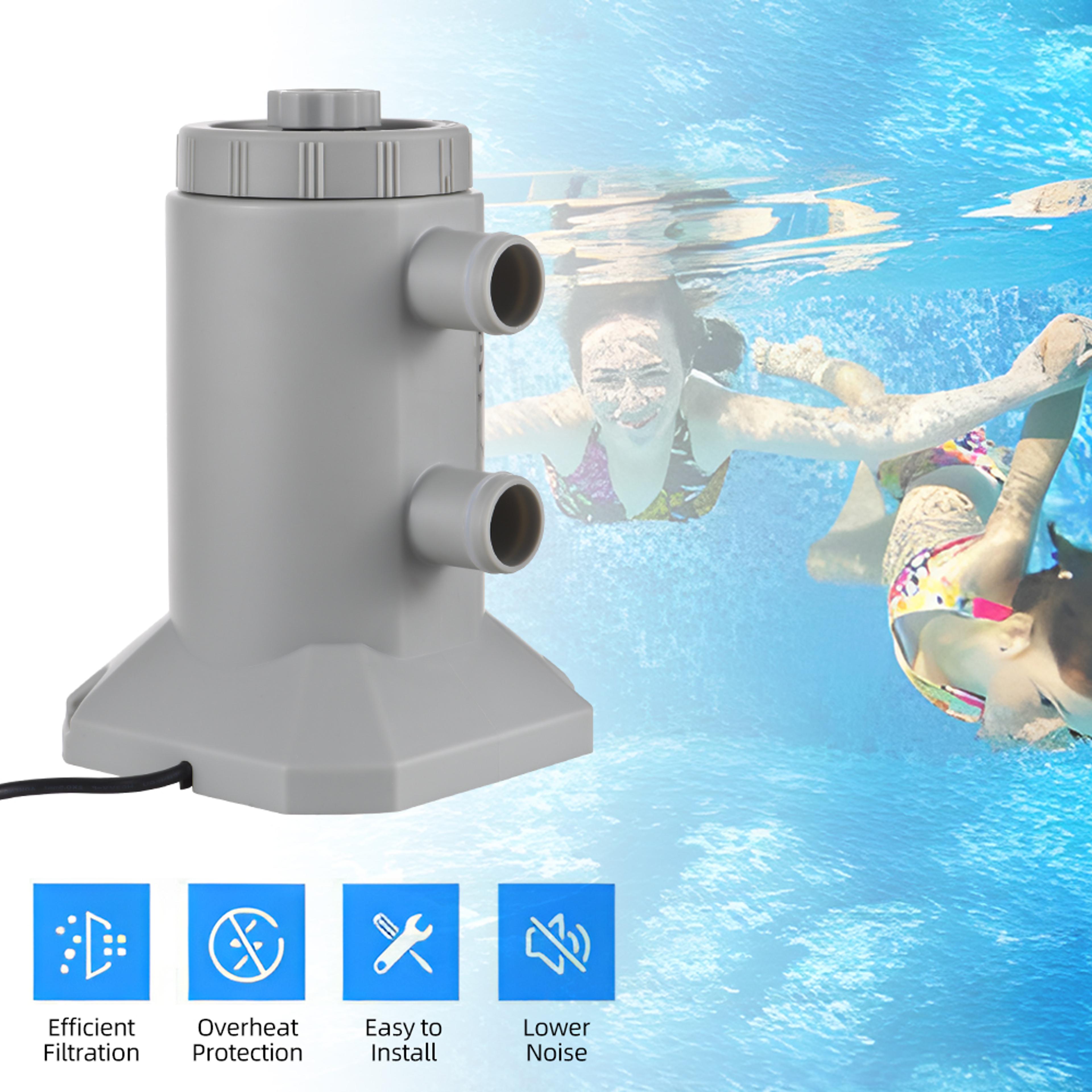 product name 55w above ground pool filter pump with quiet cartridge filtration