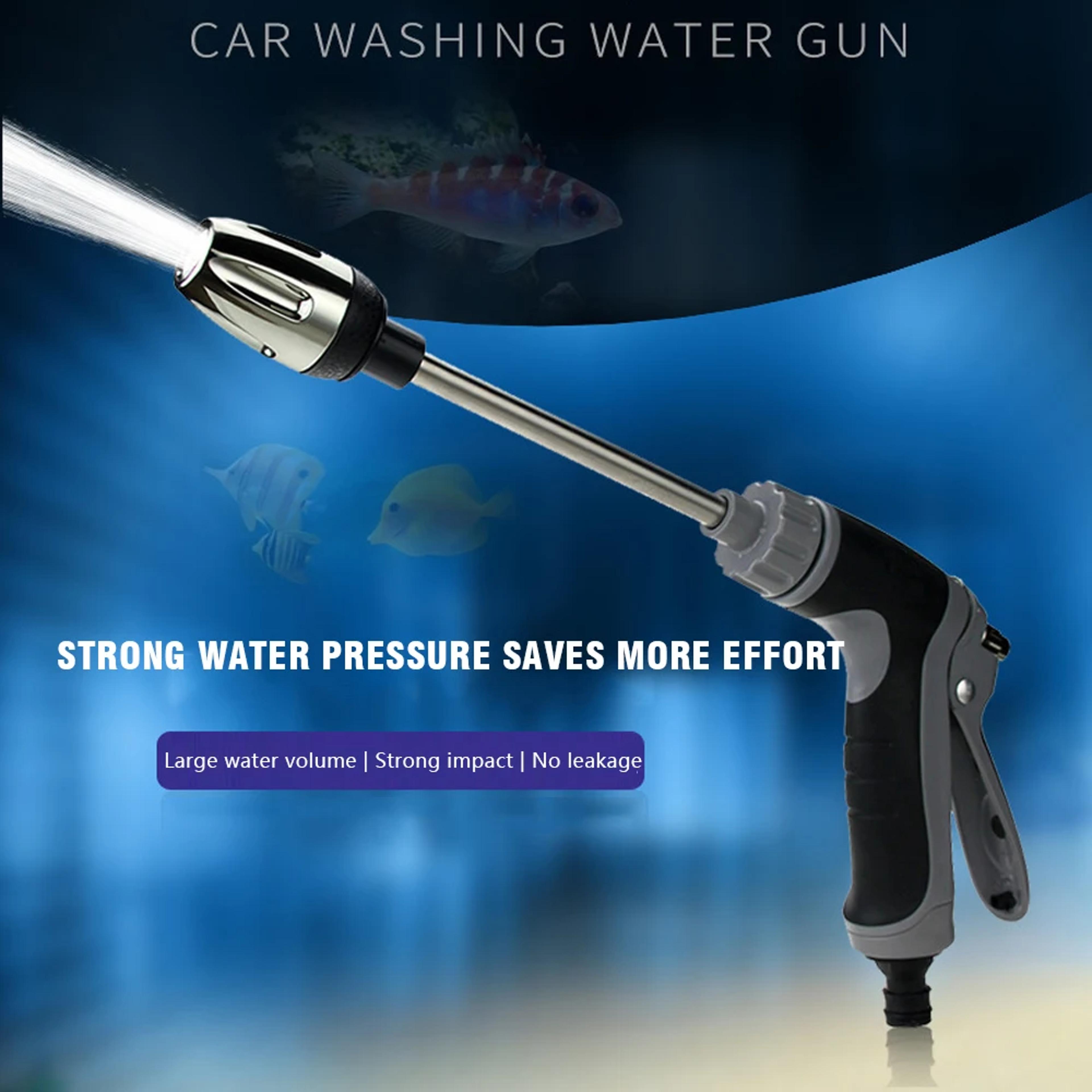 high pressure car wash water gun with adjustable garden hose nozzle