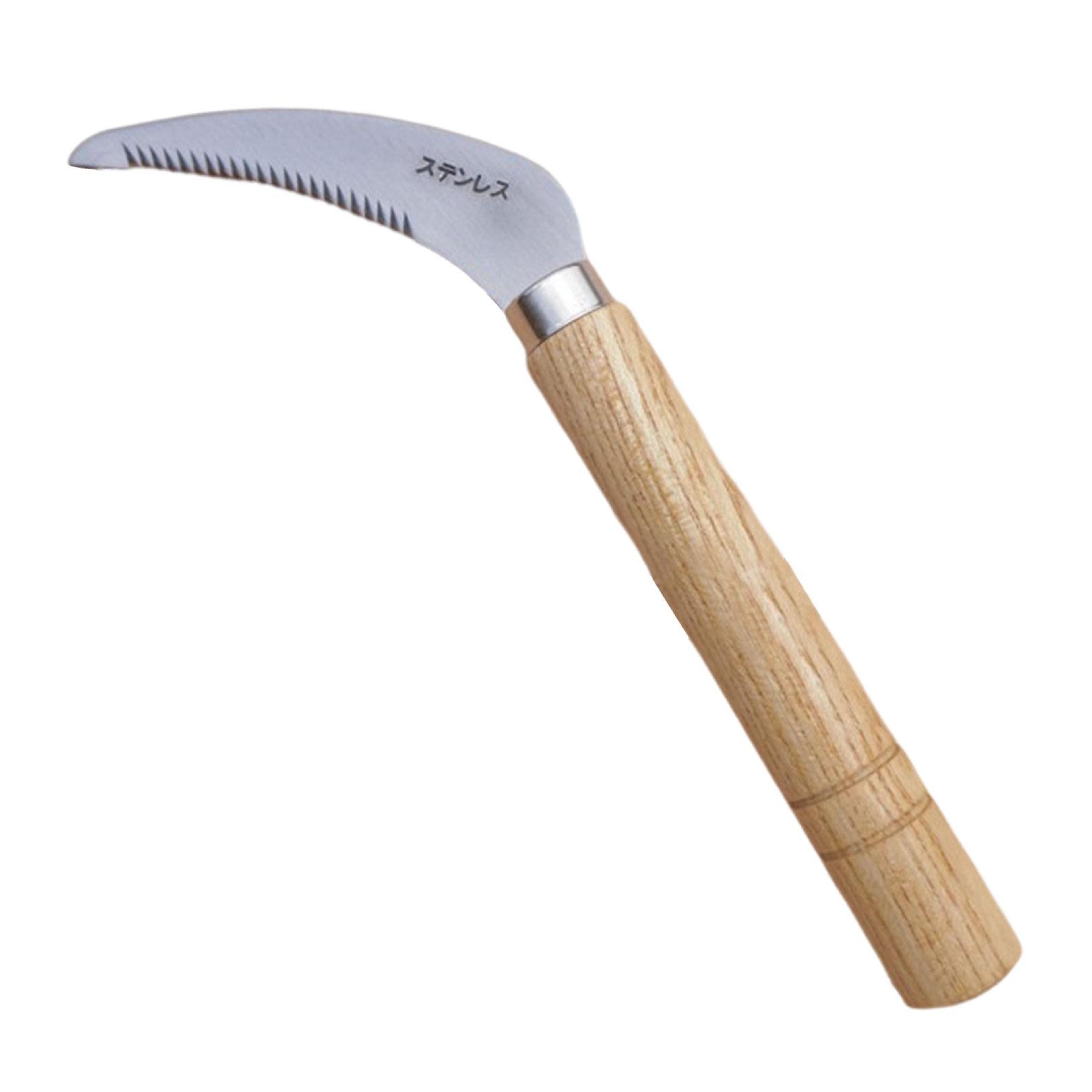japanese weeding sickle stainless steel hand weeder garden tool