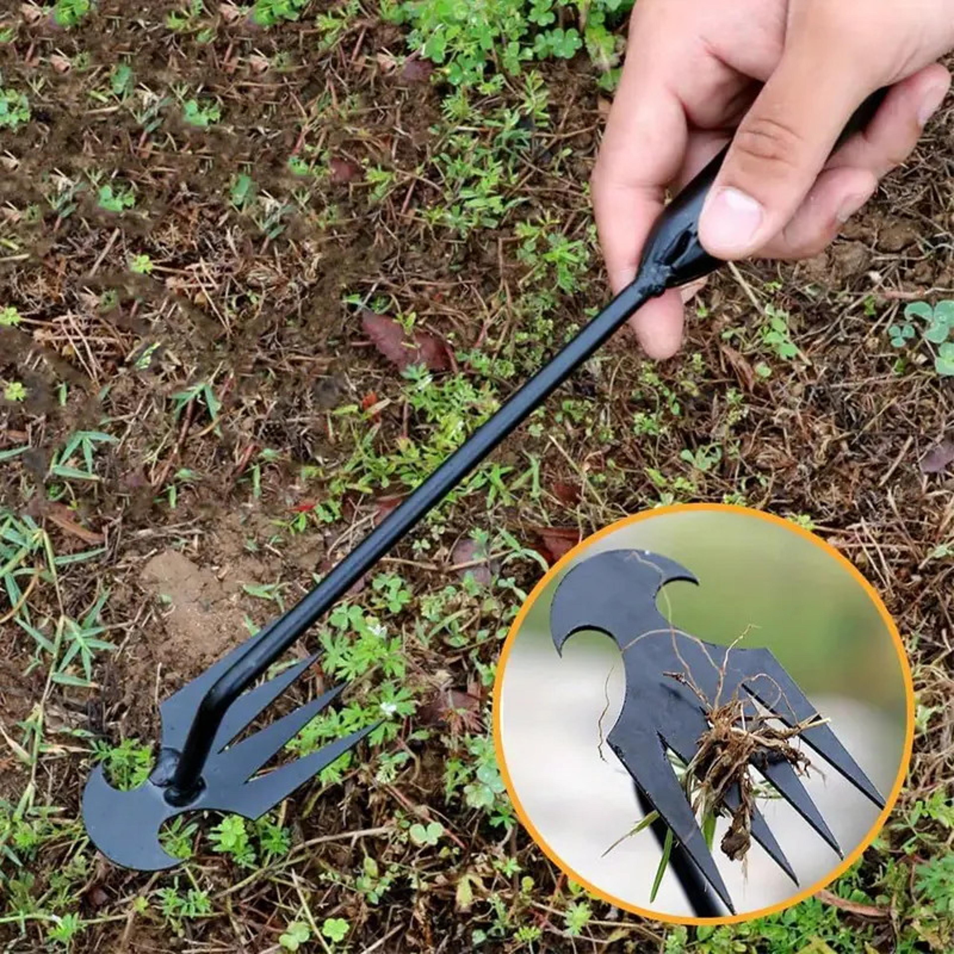 speed handheld garden weeder portable metal weed removal tool