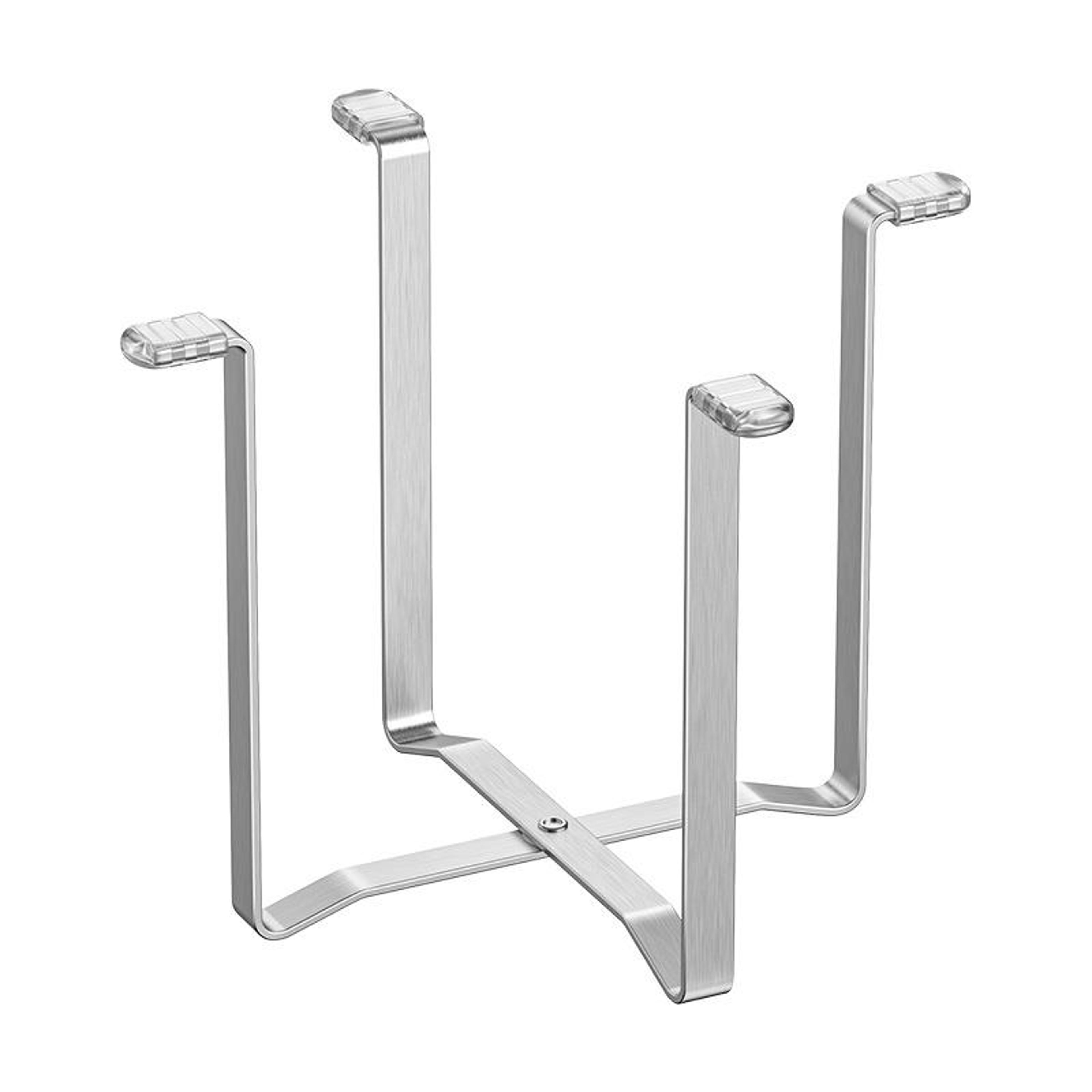 foldable stainless steel countertop trash bag holder and kitchen waste stand