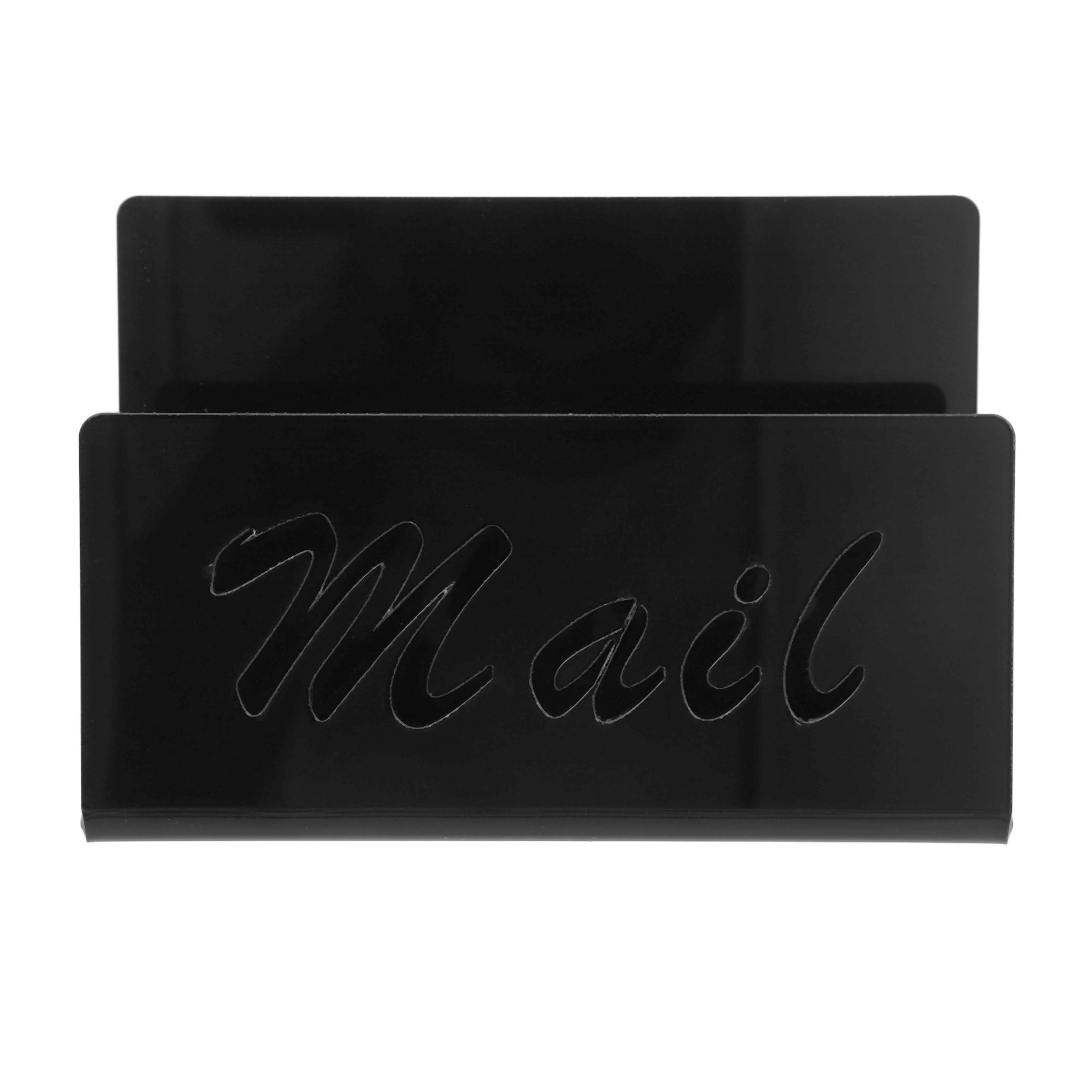 clear acrylic mail organizer desktop letter sorter and file holder