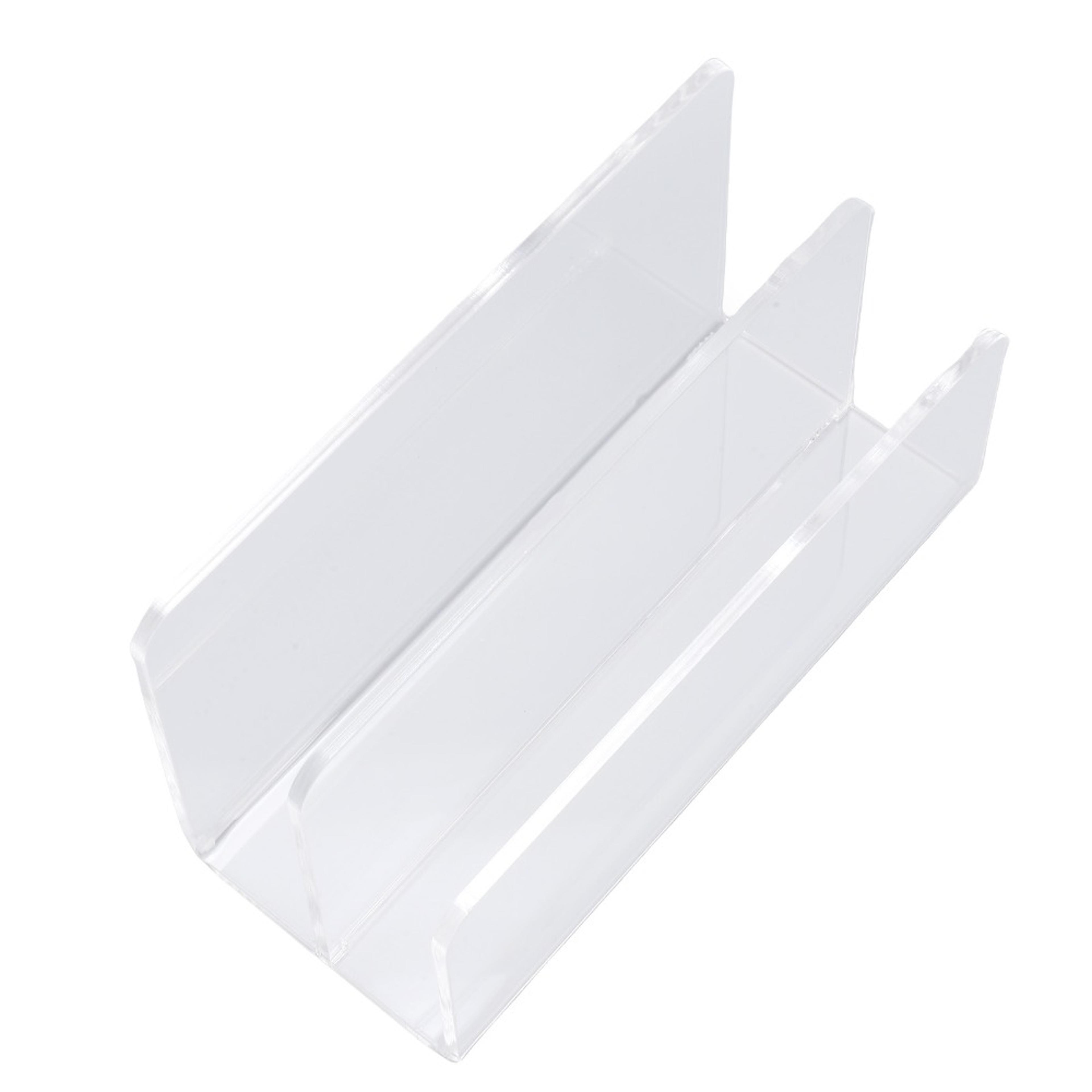clear acrylic mail organizer and desktop & letter holder
