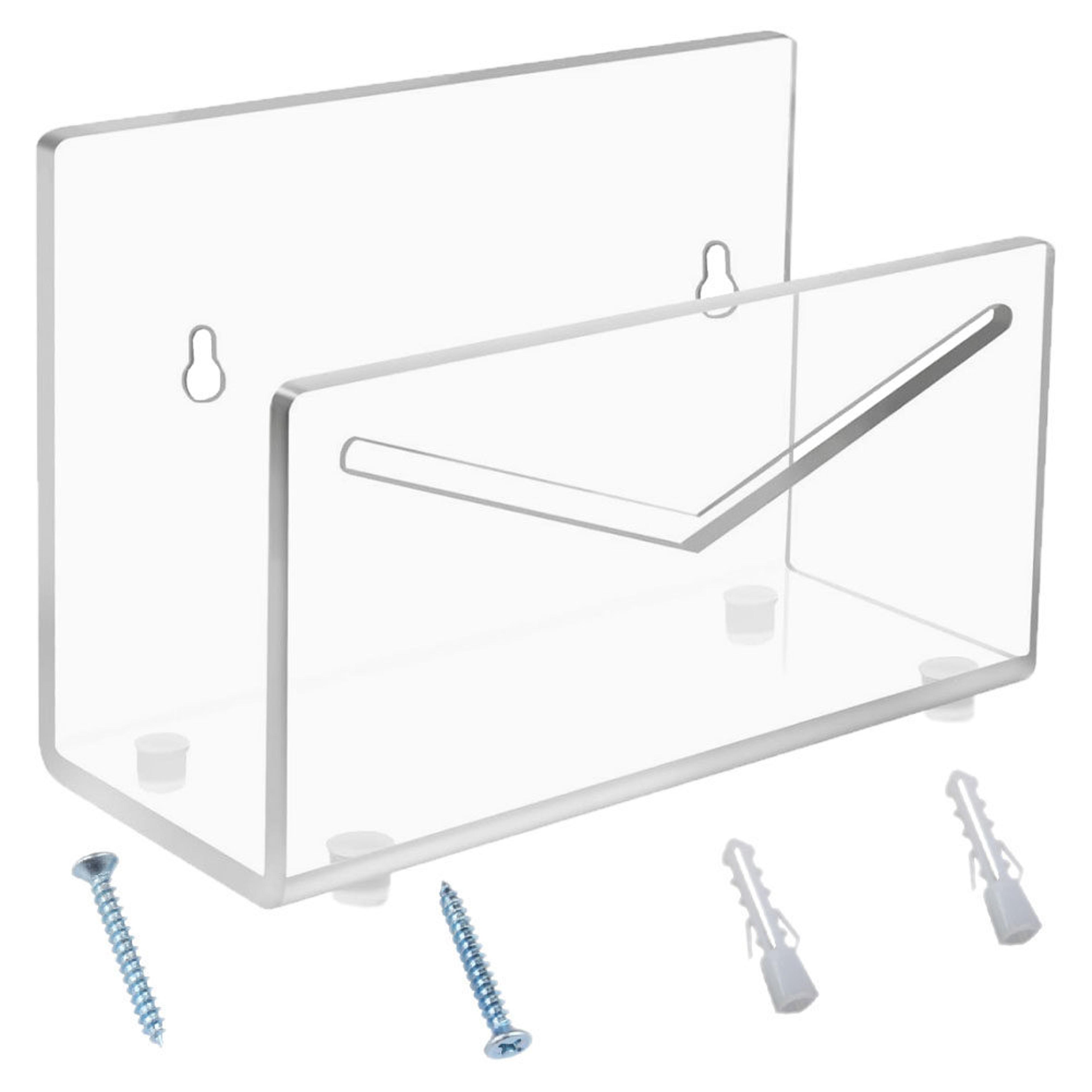 clear acrylic mail organizer desktop letter holder and desk paper sorter