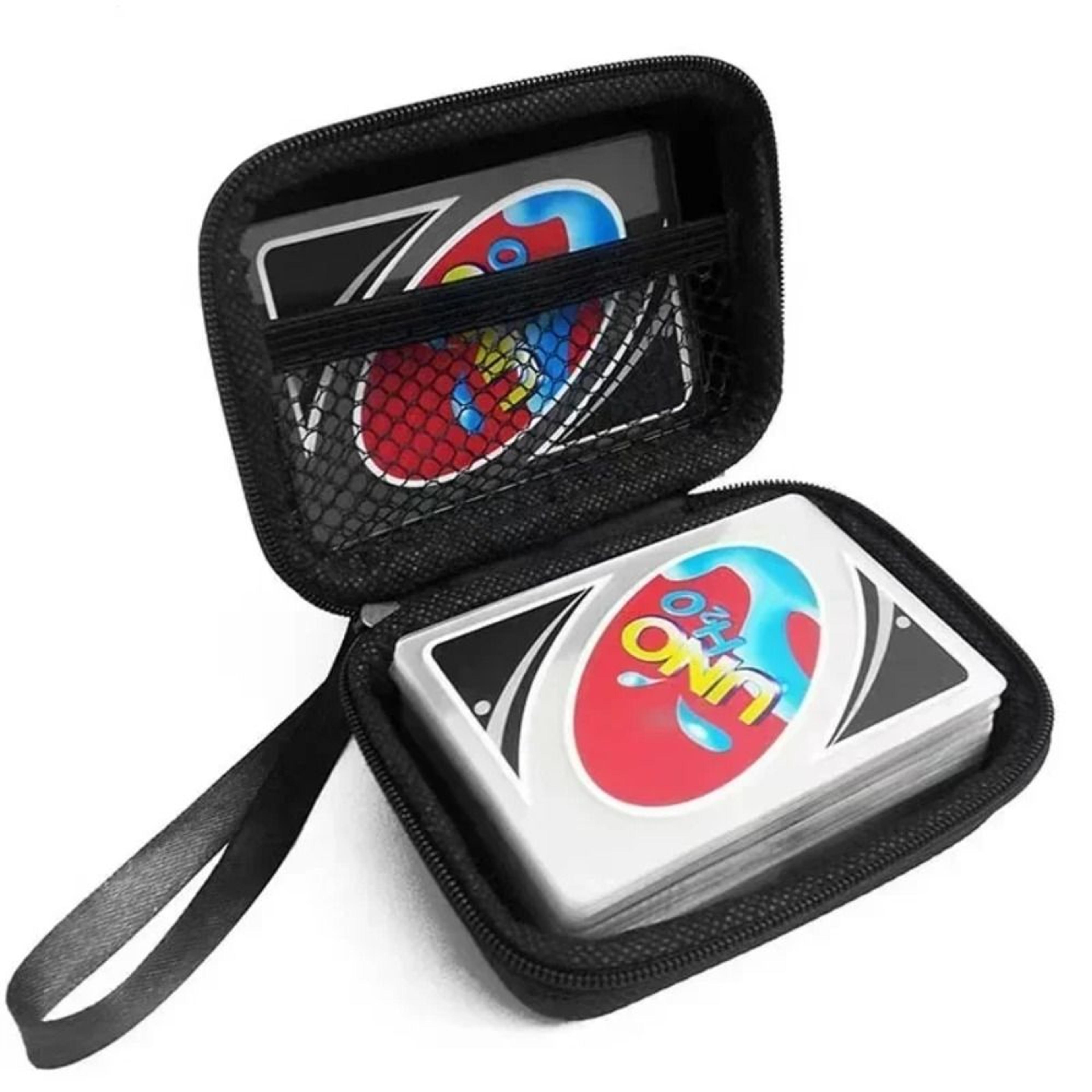 portable eva earphone case and tech accessories organizer for earbuds, cables, sd cards and small essentials
