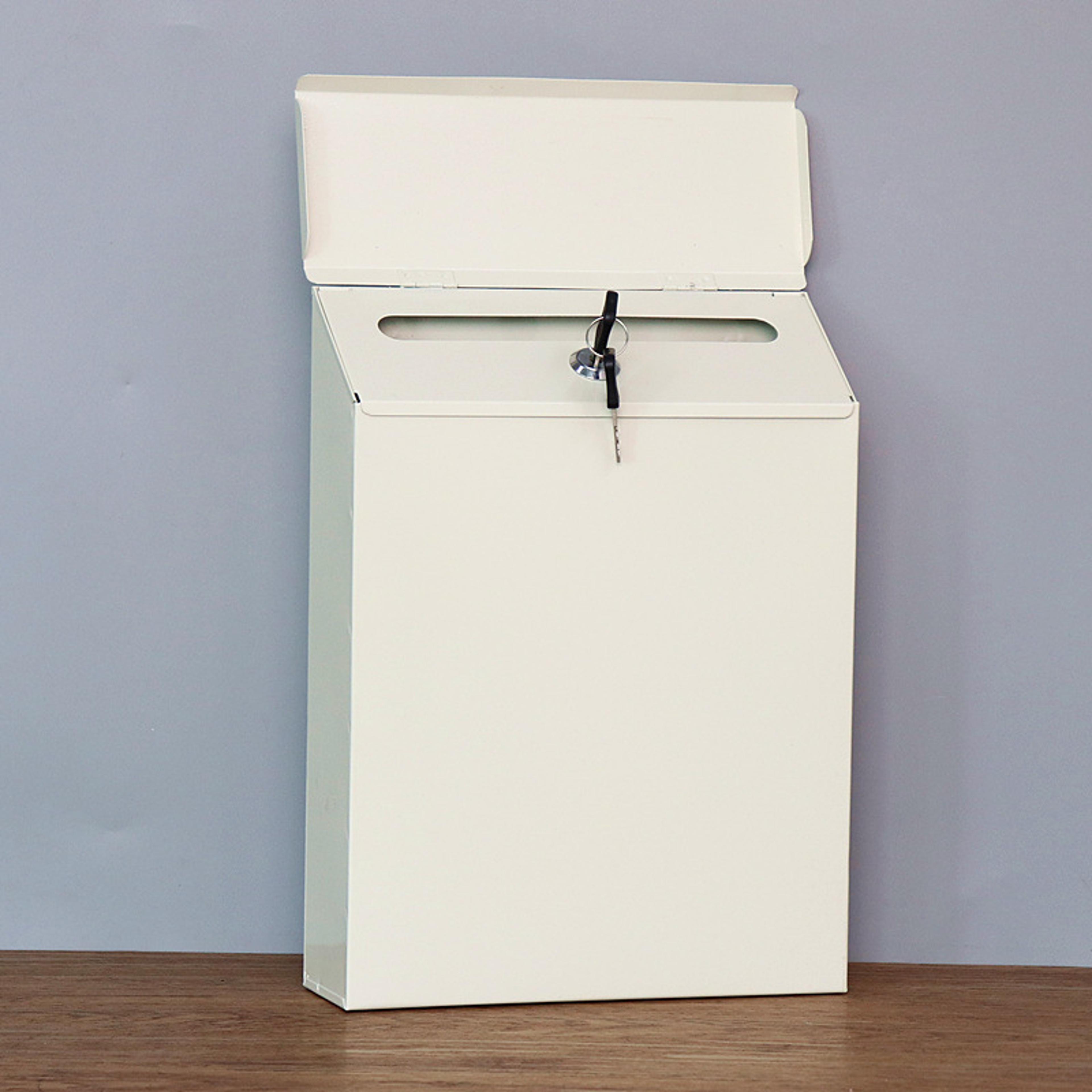 modern wall mounted mailbox with newspaper holder for porch, gate and entryway