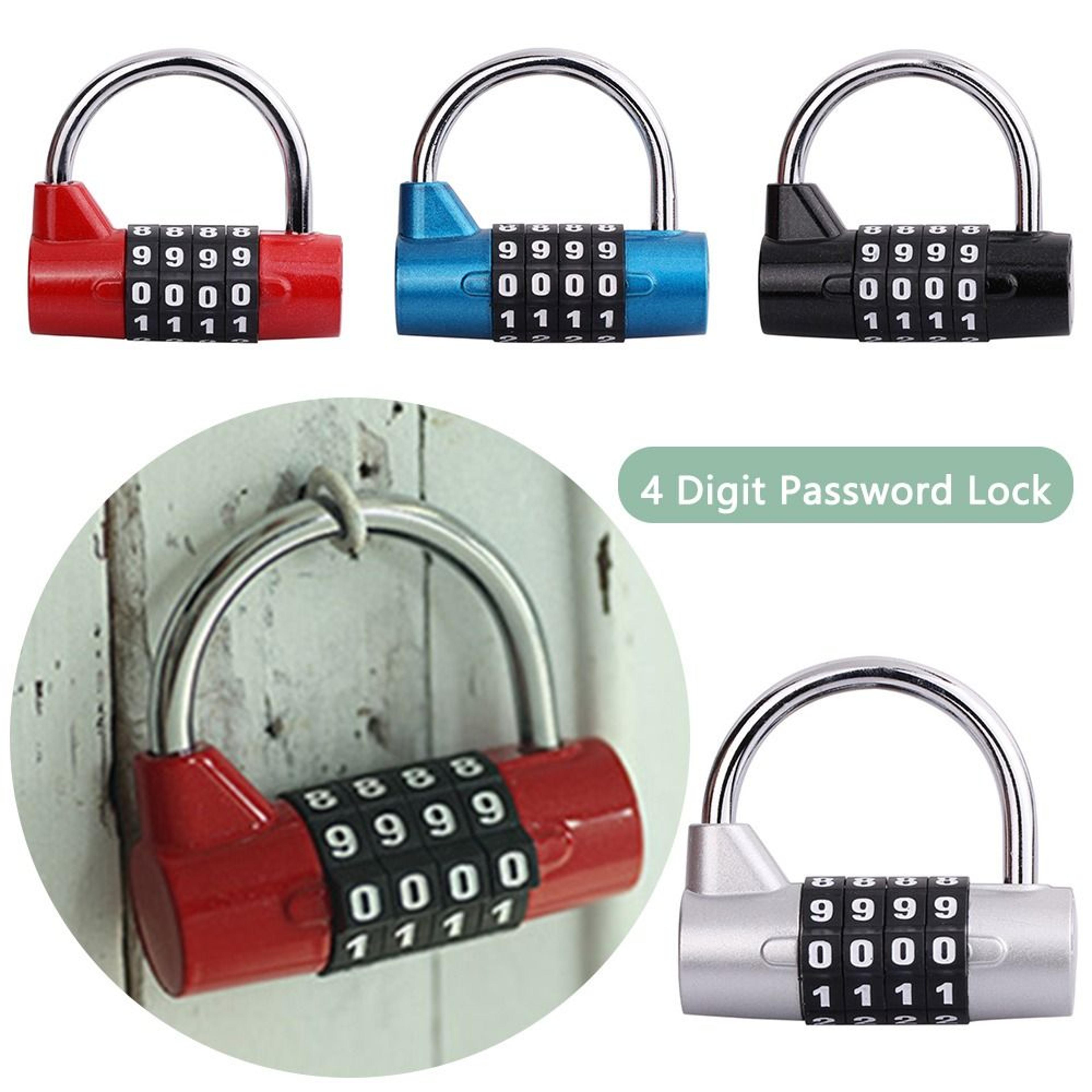 heavy duty digit combination lock weatherproof keyless security padlock