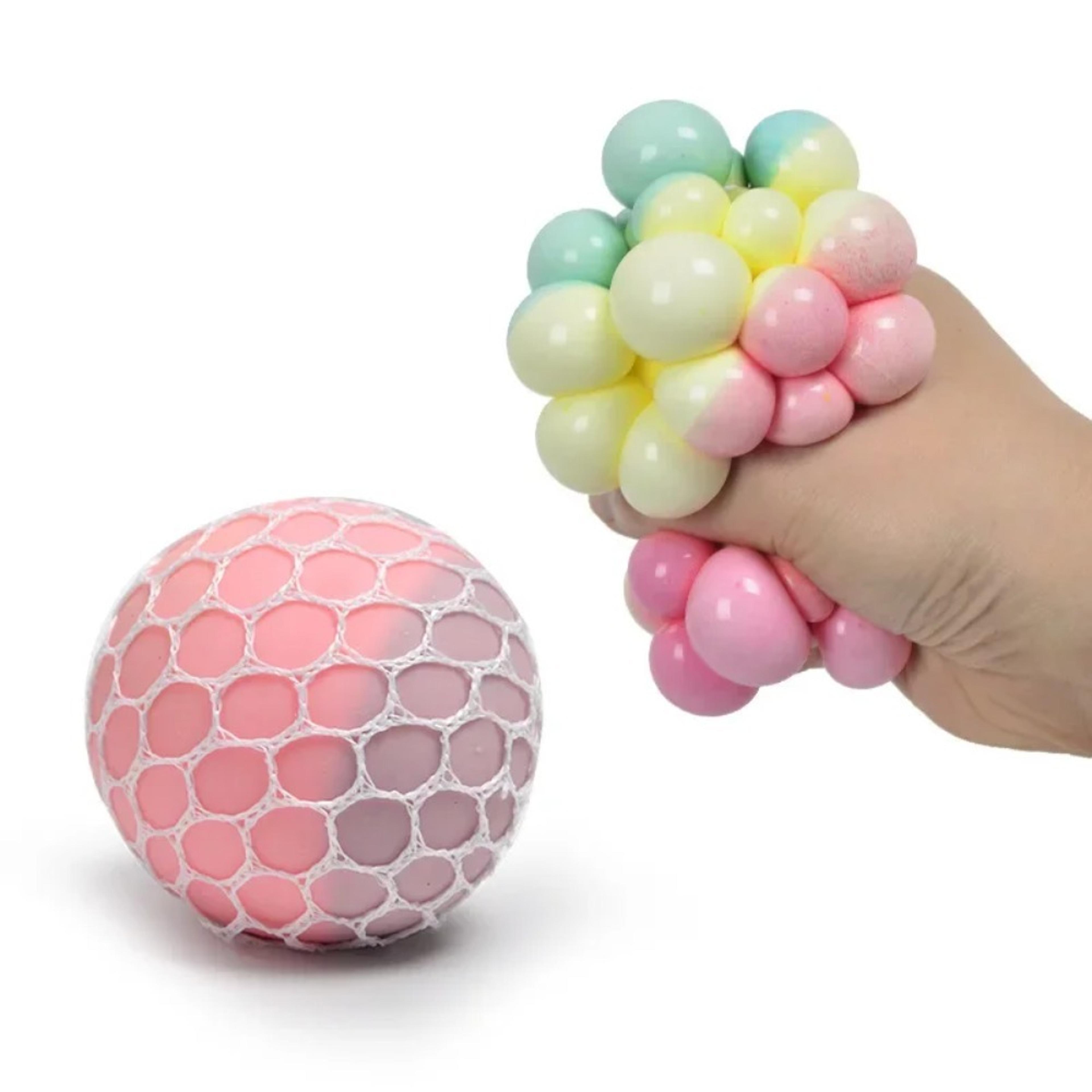 tri color stress relief ball slow rebound sensory squeeze toy