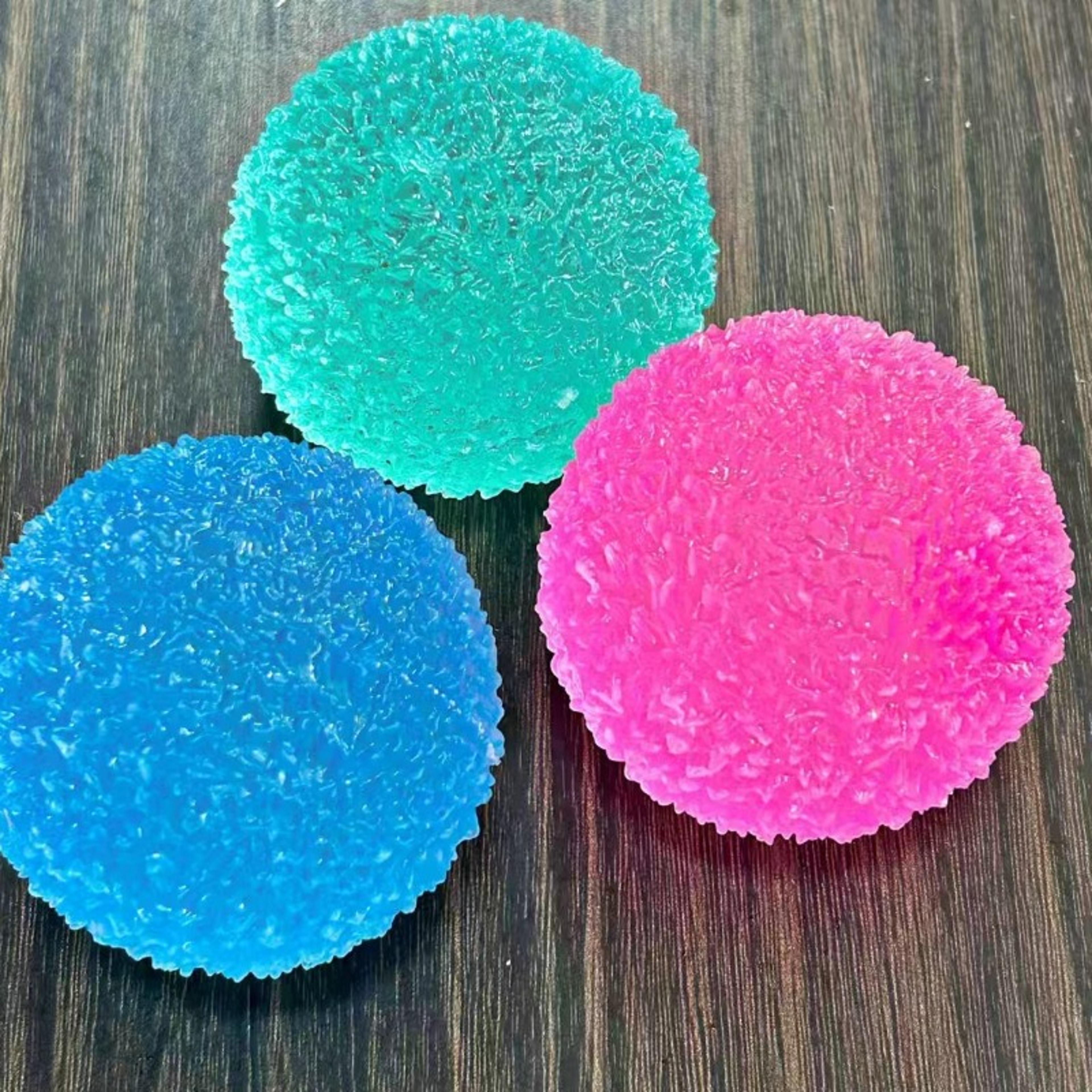 blue mochi squishy stress toy slow rebound sensory fidget toy
