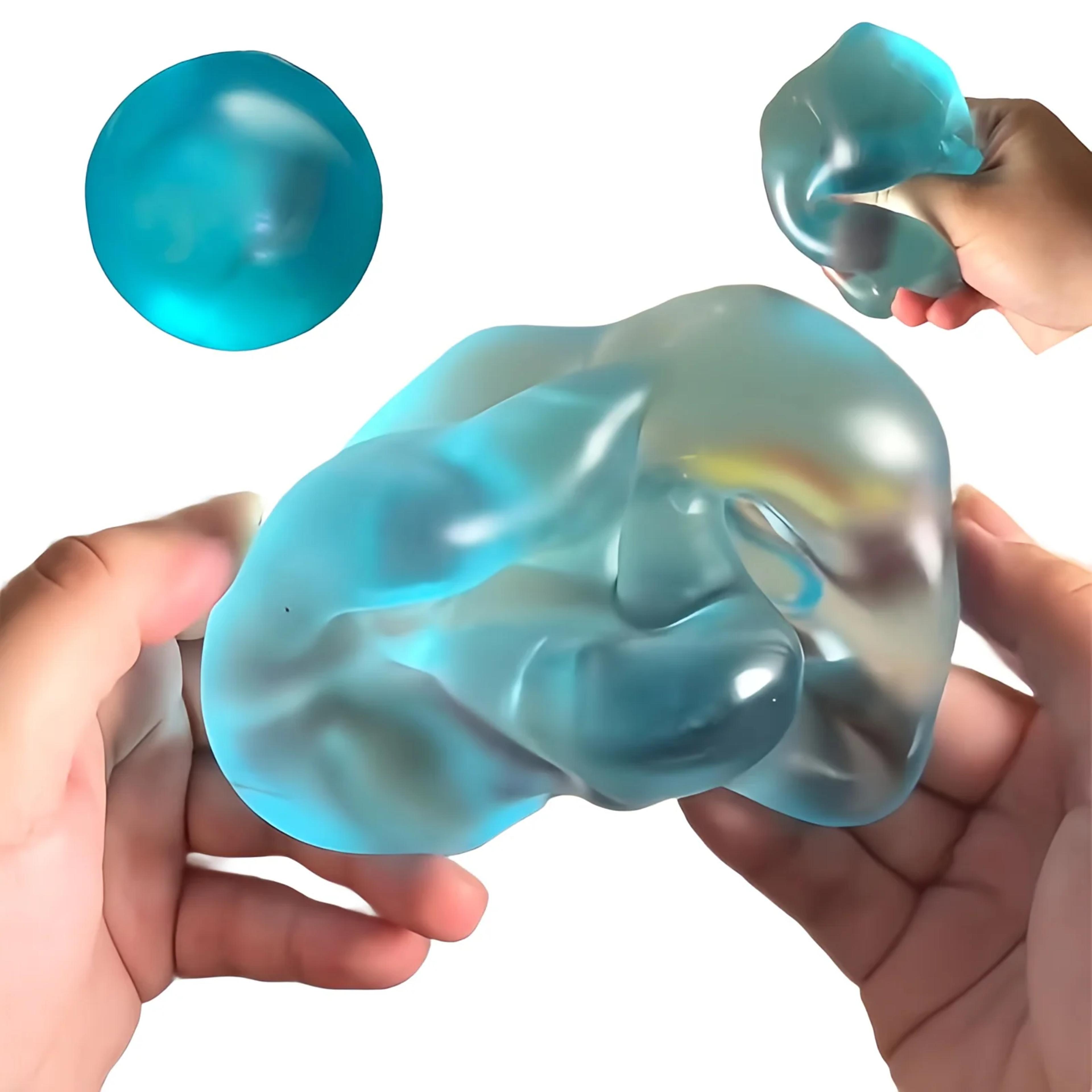 blue maltose squishy slow rising sensory fidget toy for stress relief