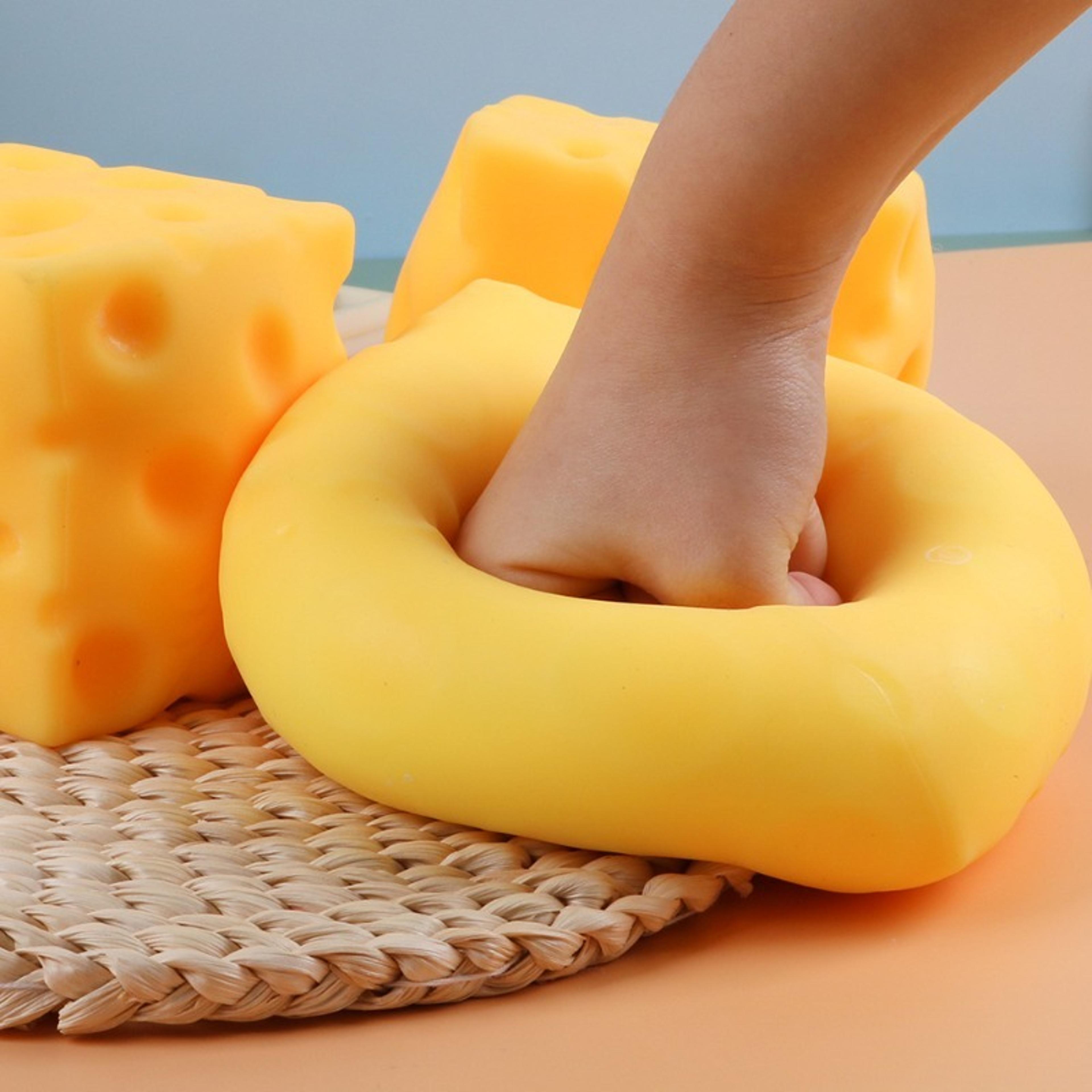 giant cheese squishy toy slow rebound fidget toy for stress relief