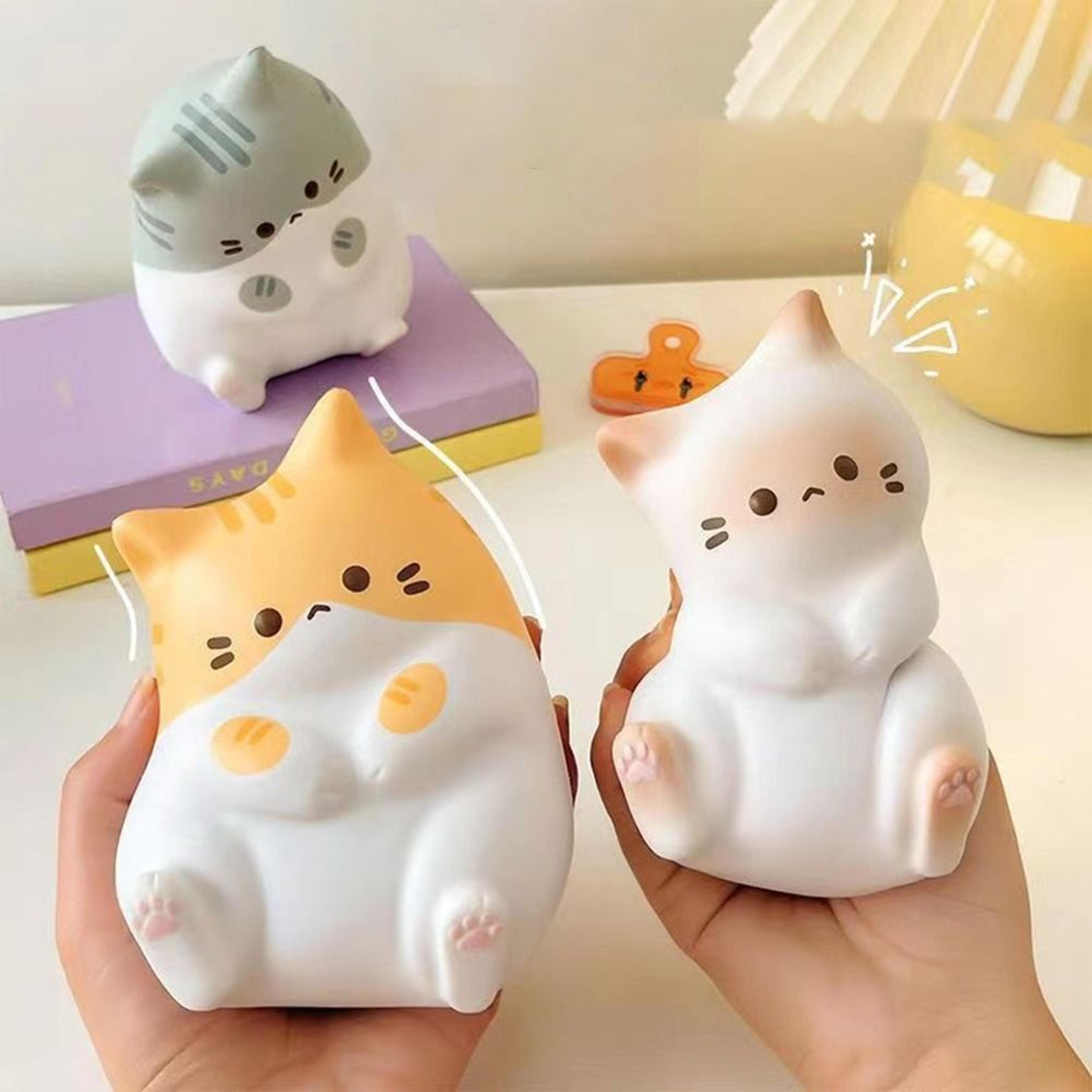 kawaii cat squishy stress relief toy slow rebound sensory squeeze toy