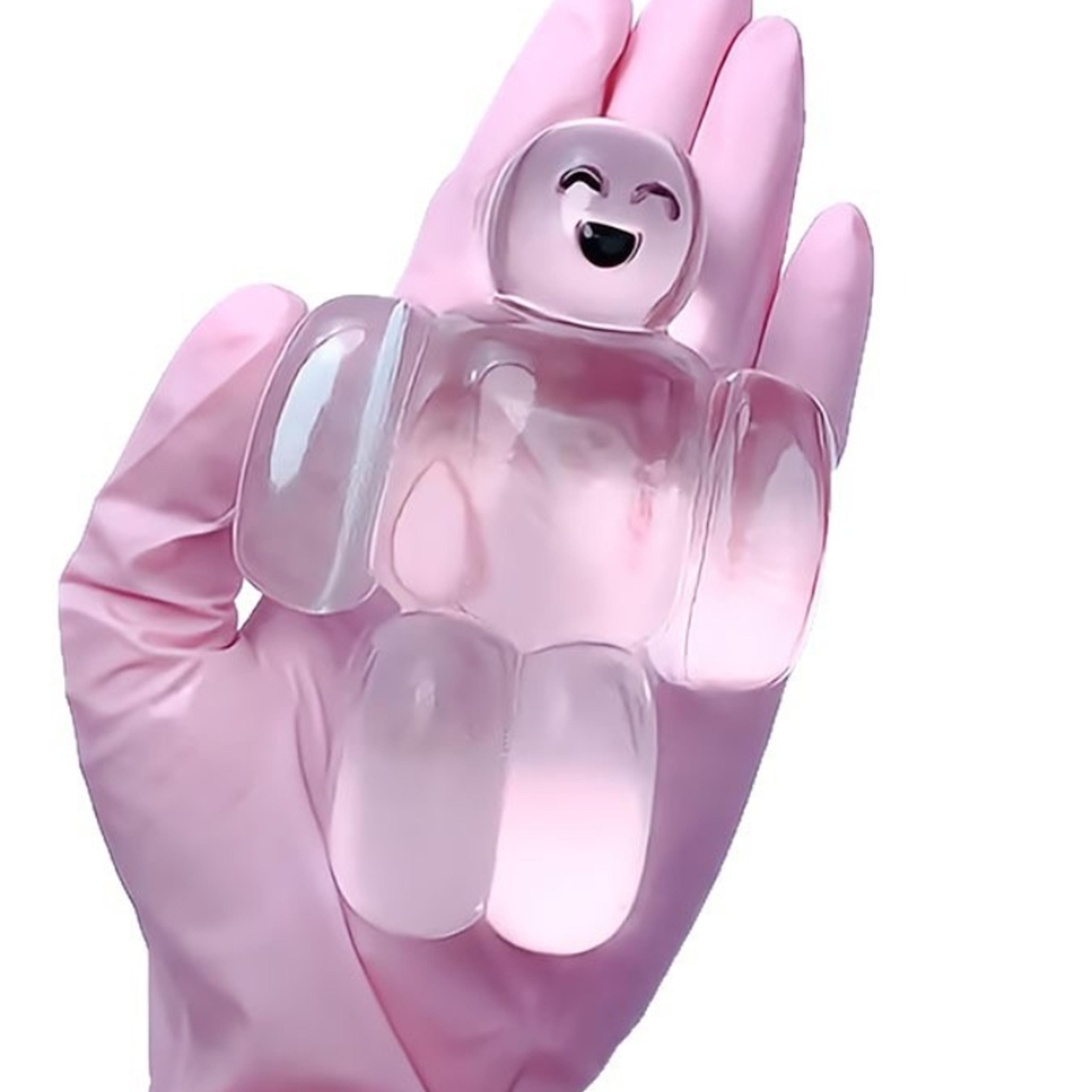 transparent jelly robot squishy toy slow rebound stress relief toy