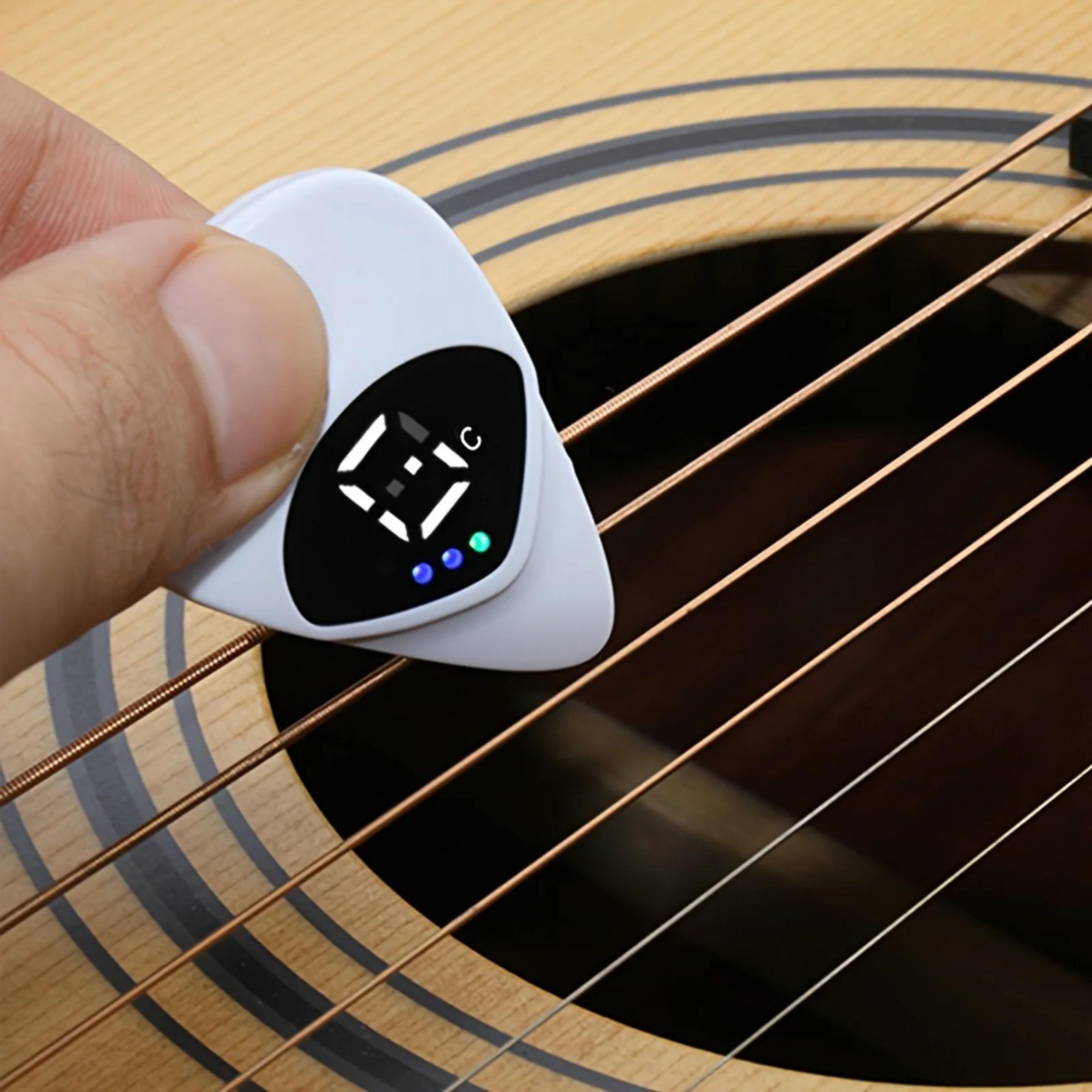 guitar pick tuner portable digital tuner for guitar and ukulele