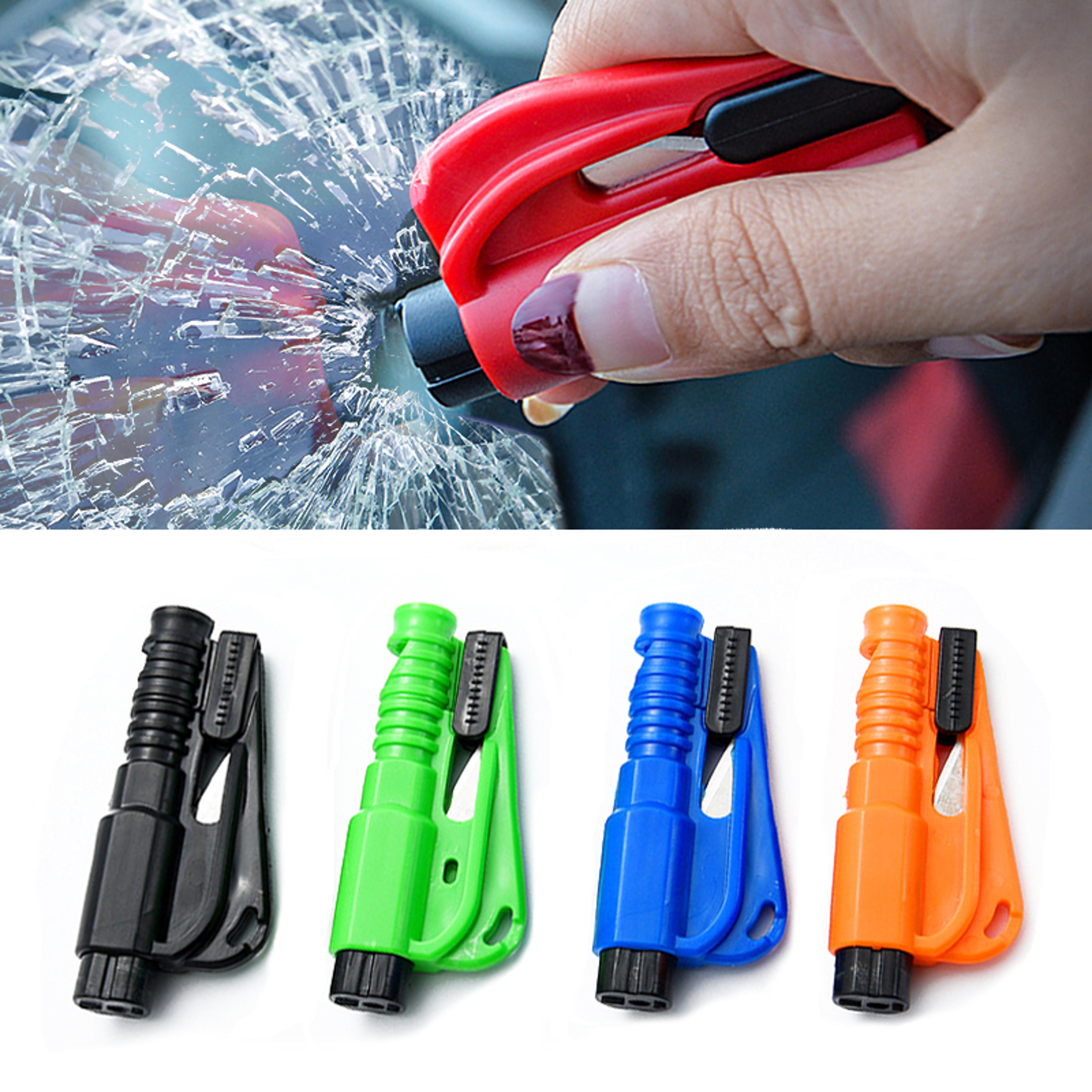 mini car escape tool keychain emergency window breaker safety hammer