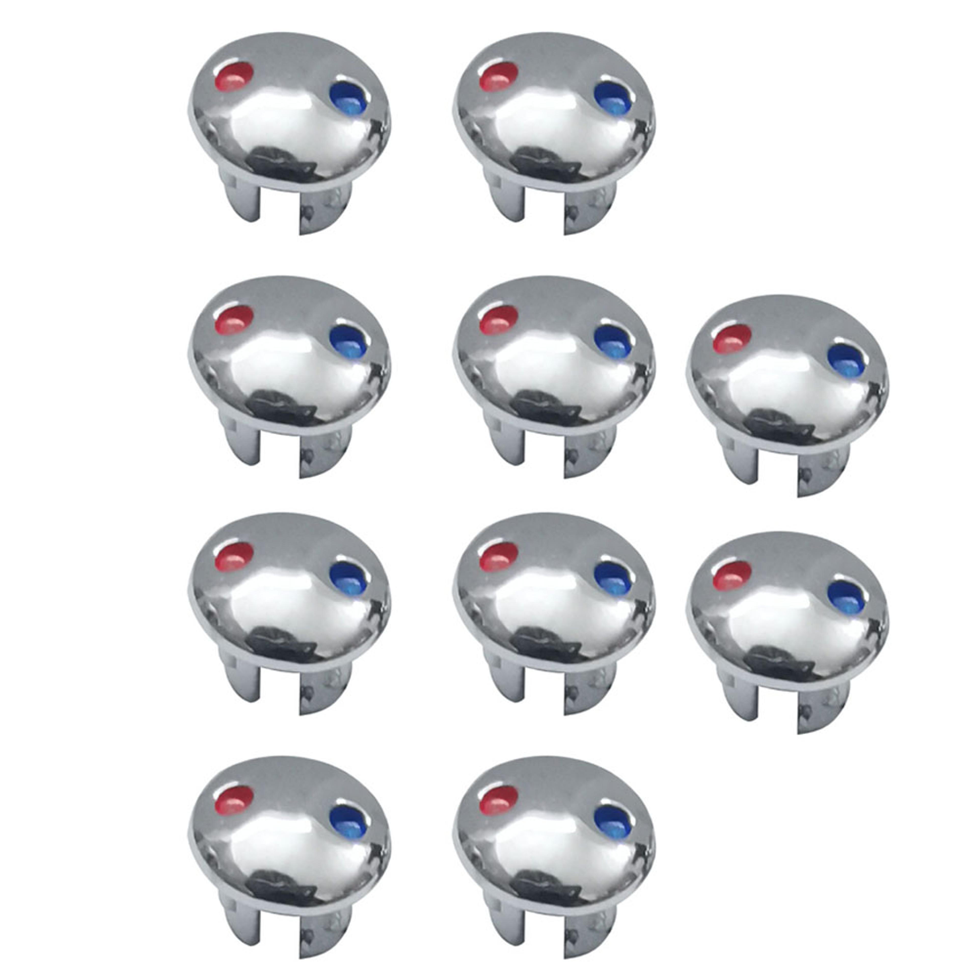faucet handle index buttons hot cold water indicators for kitchen and bathroom taps