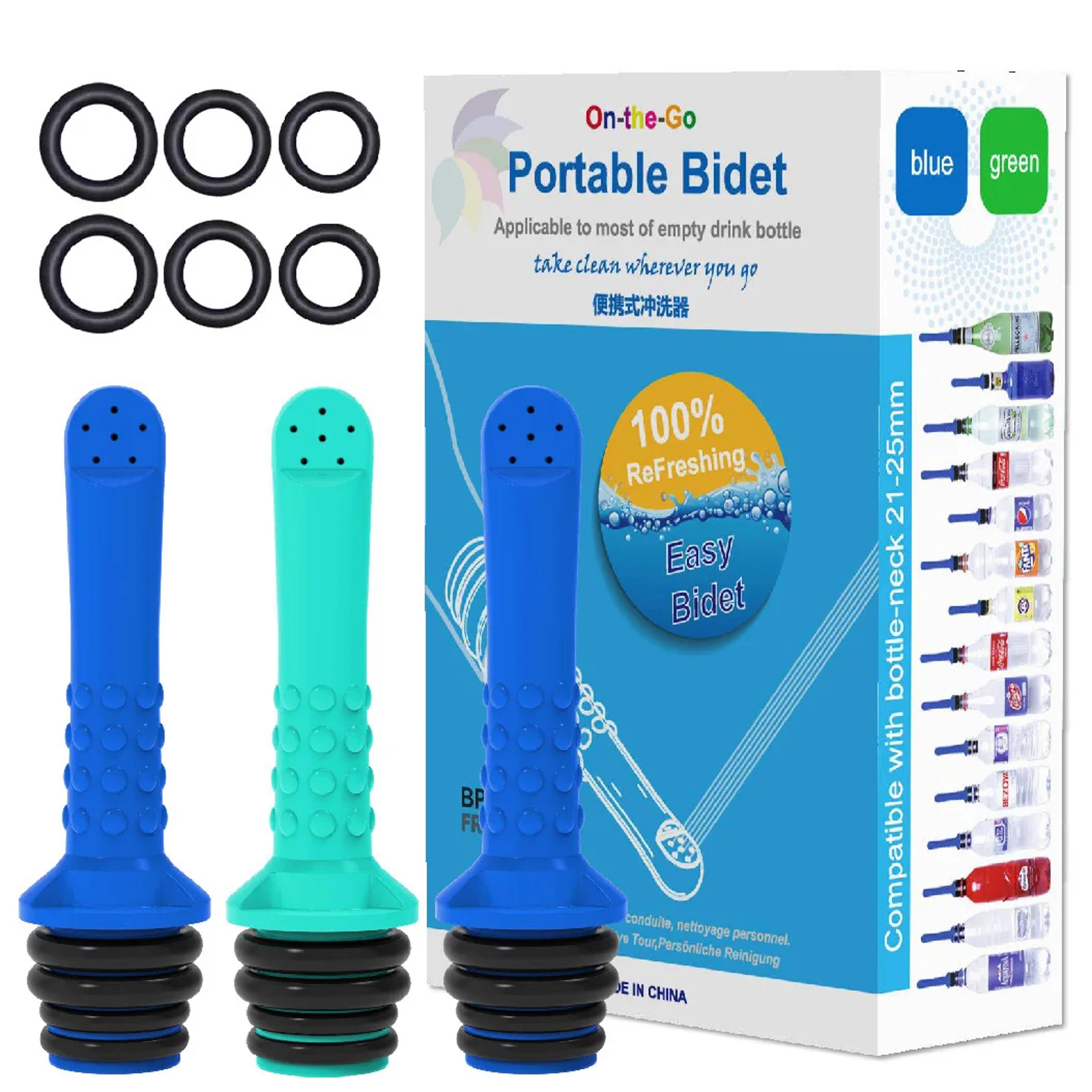 portable travel bidet universal bottle attachment for personal hygiene