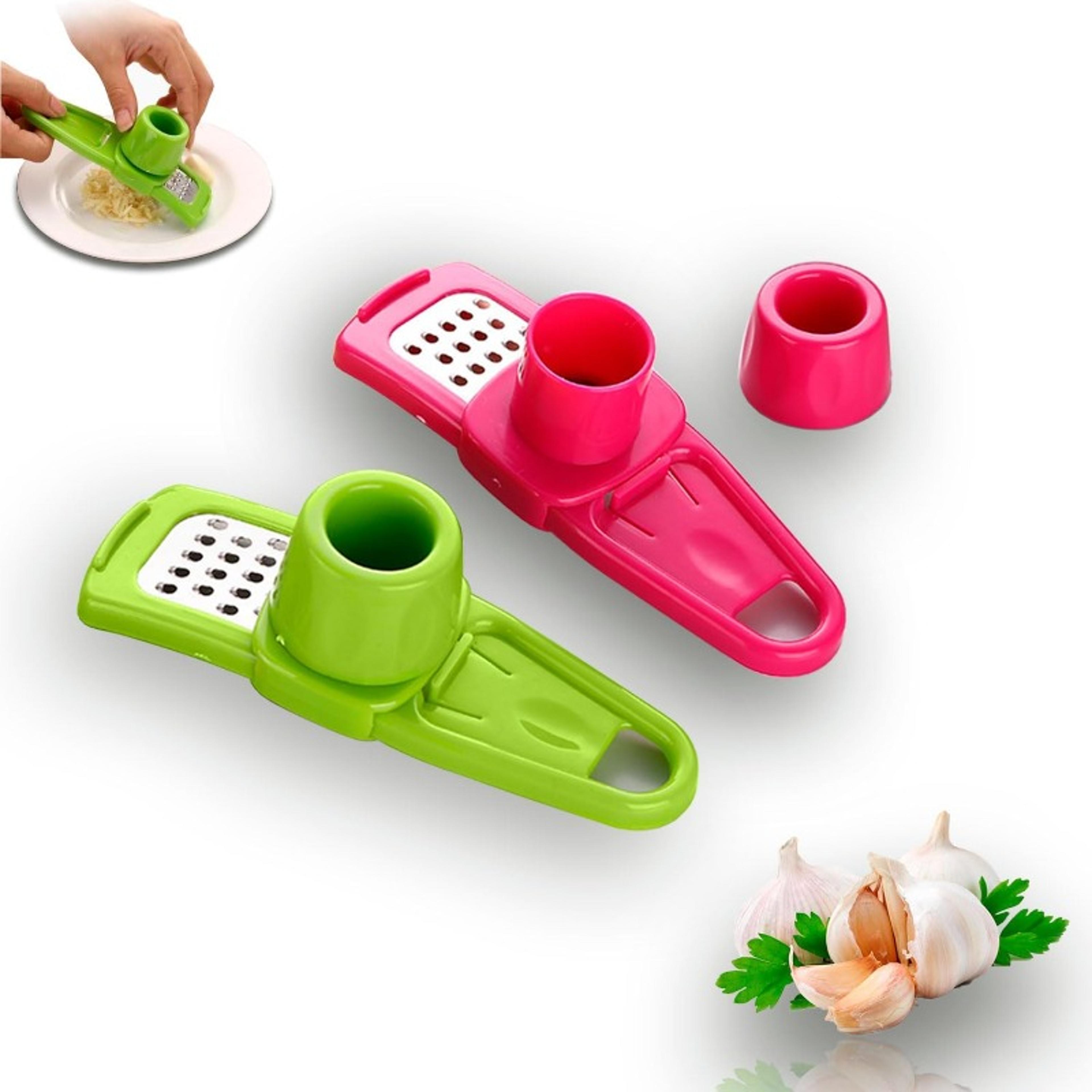 hand press manual garlic chopper and garlic mincer for quick kitchen prep